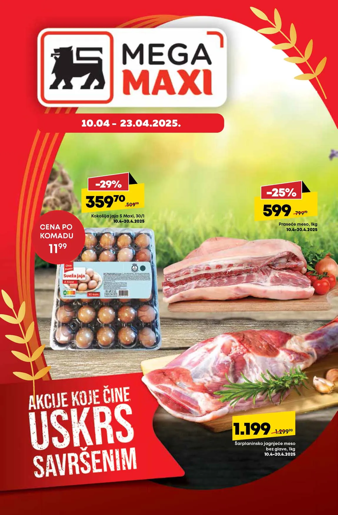 Mega Maxi nedeljna akcija sniženja