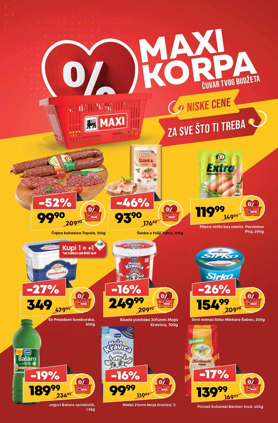 Mega Maxi nedeljna akcija sniženja
