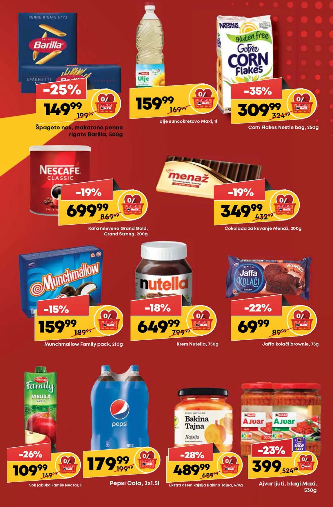 Mega Maxi nedeljna akcija sniženja