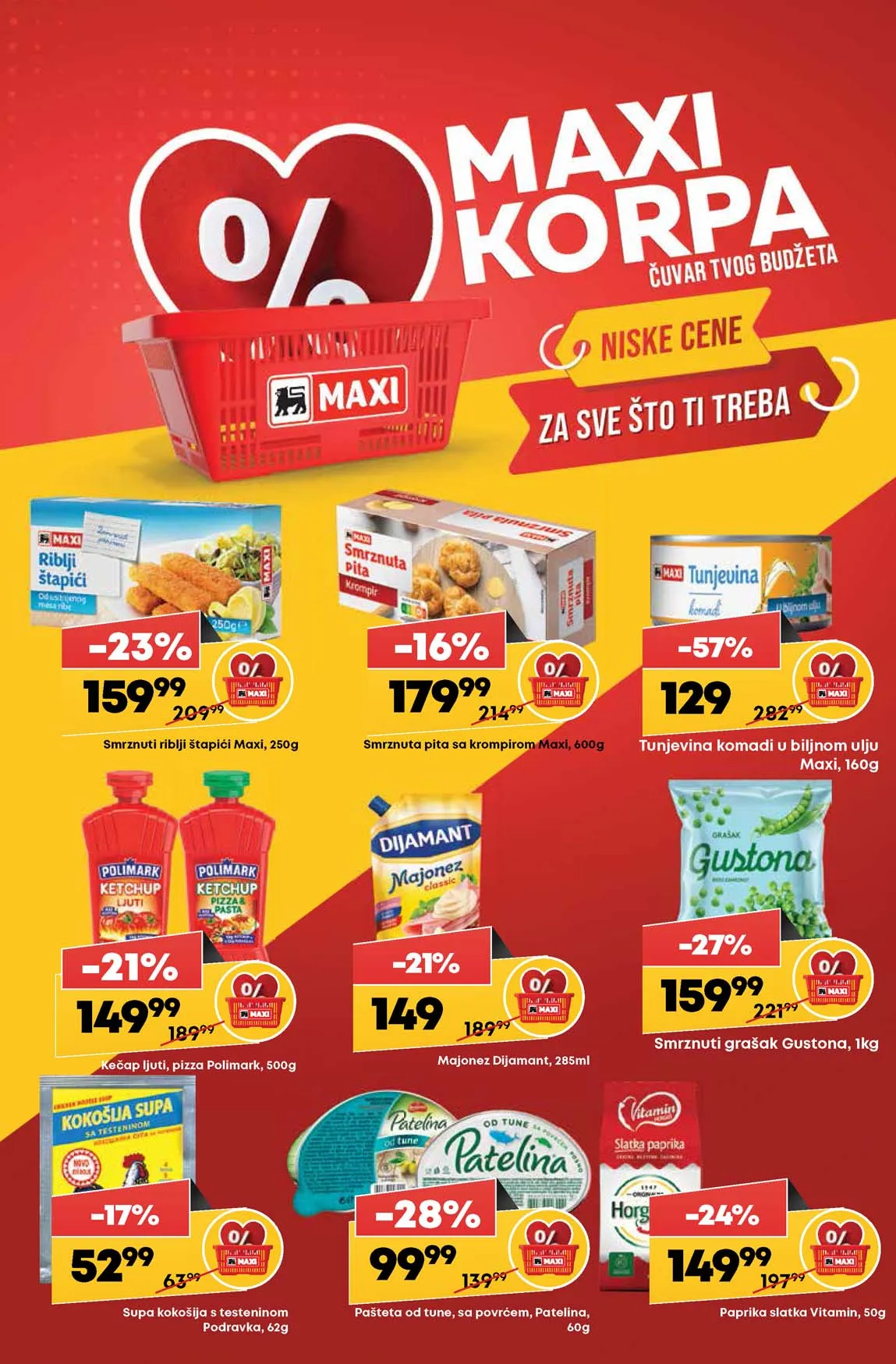 Mega Maxi nedeljna akcija sniženja
