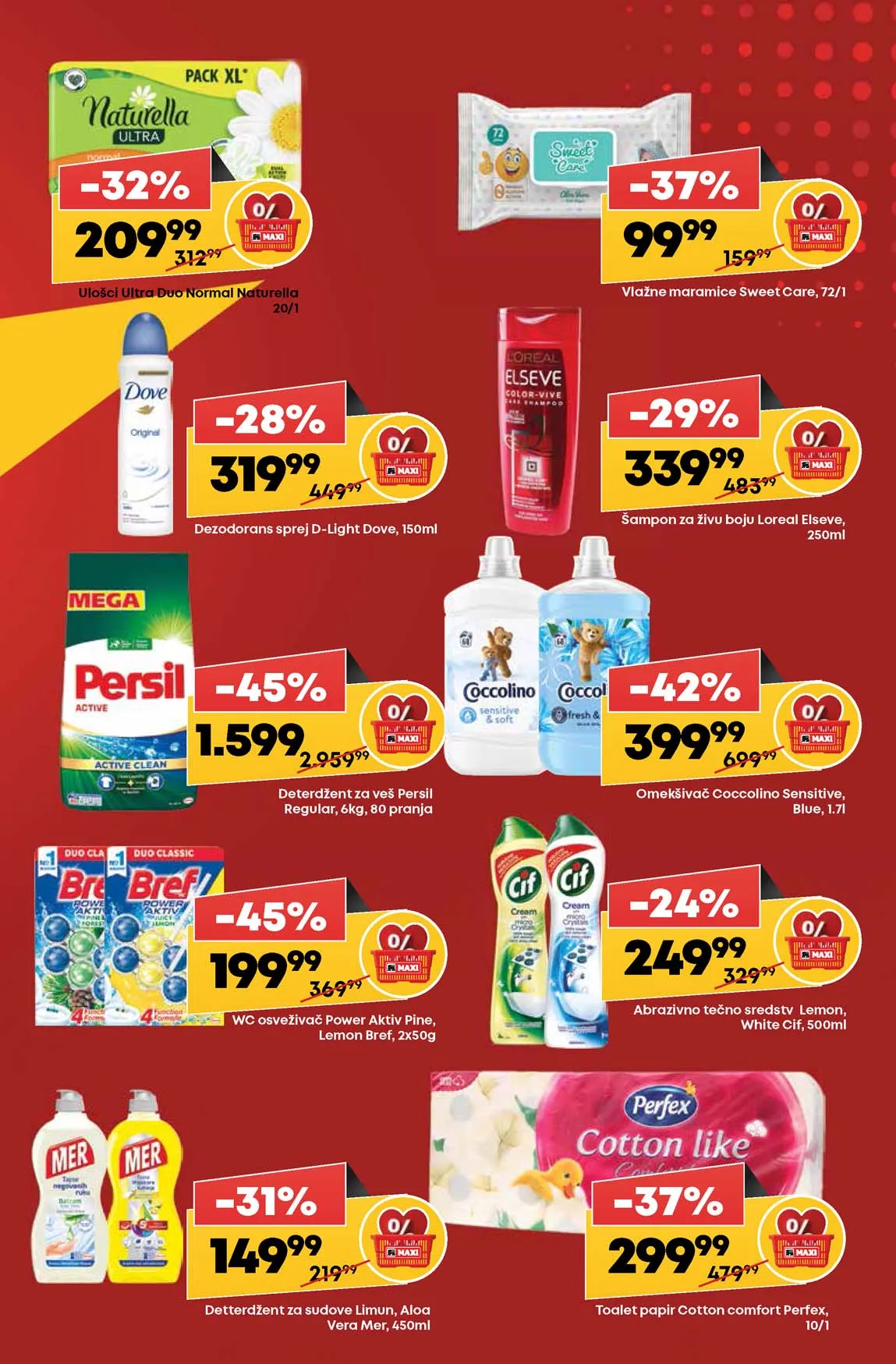 Mega Maxi nedeljna akcija sniženja
