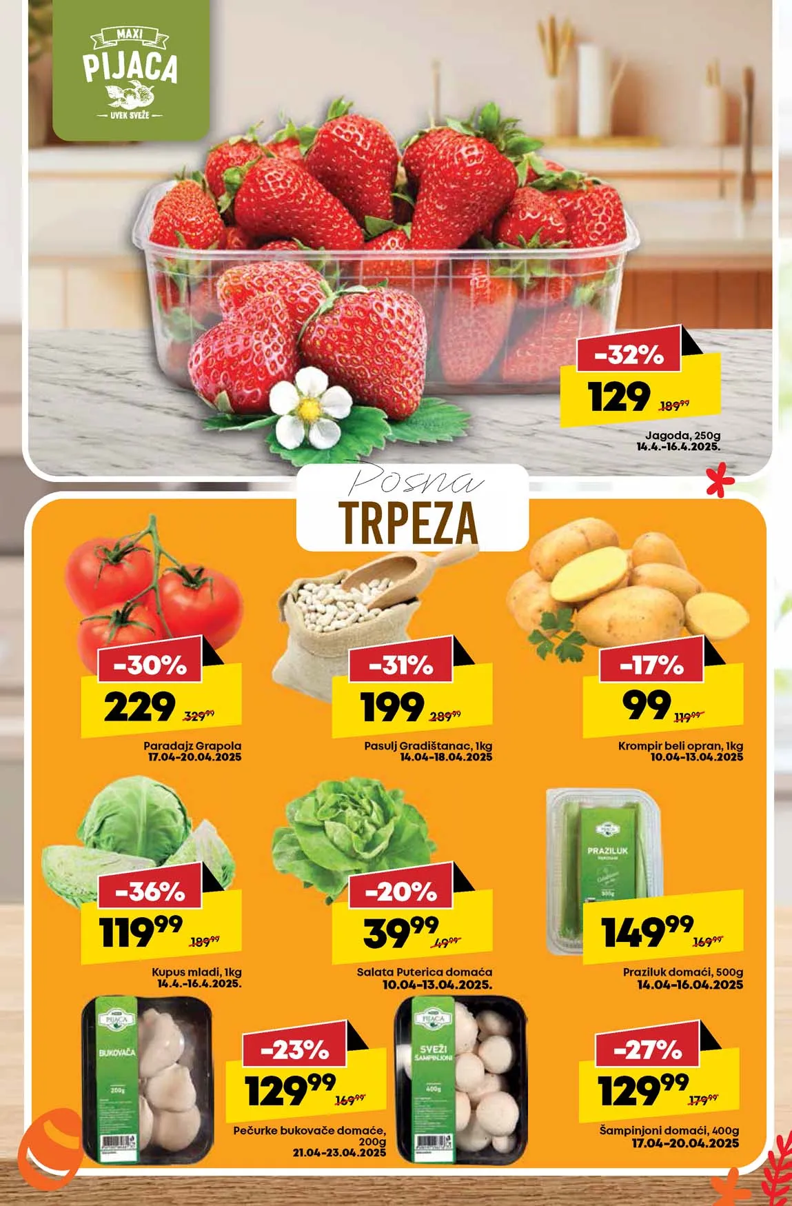 Mega Maxi nedeljna akcija sniženja