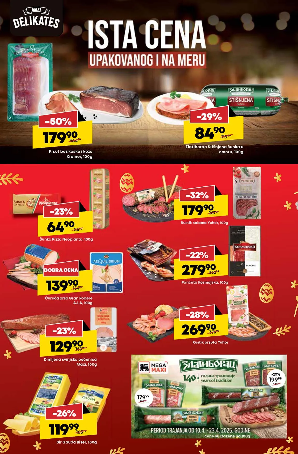 Mega Maxi nedeljna akcija sniženja