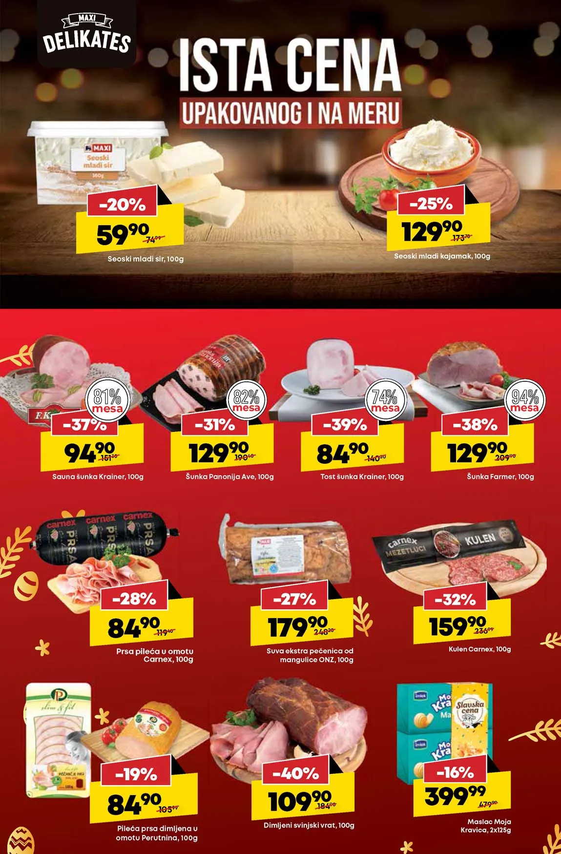 Mega Maxi nedeljna akcija sniženja