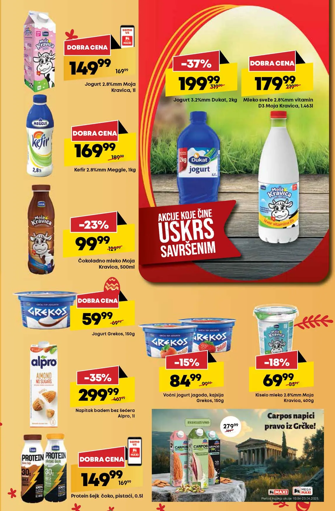 Mega Maxi nedeljna akcija sniženja