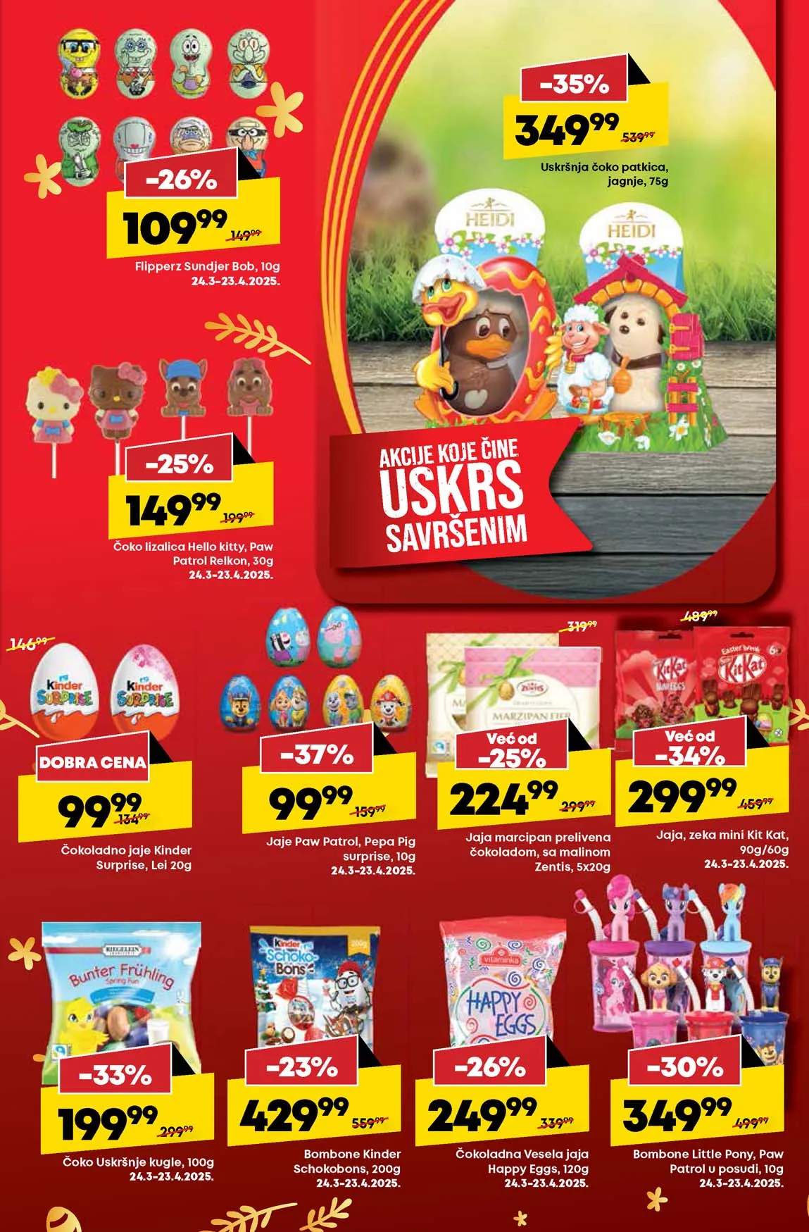 Mega Maxi nedeljna akcija sniženja