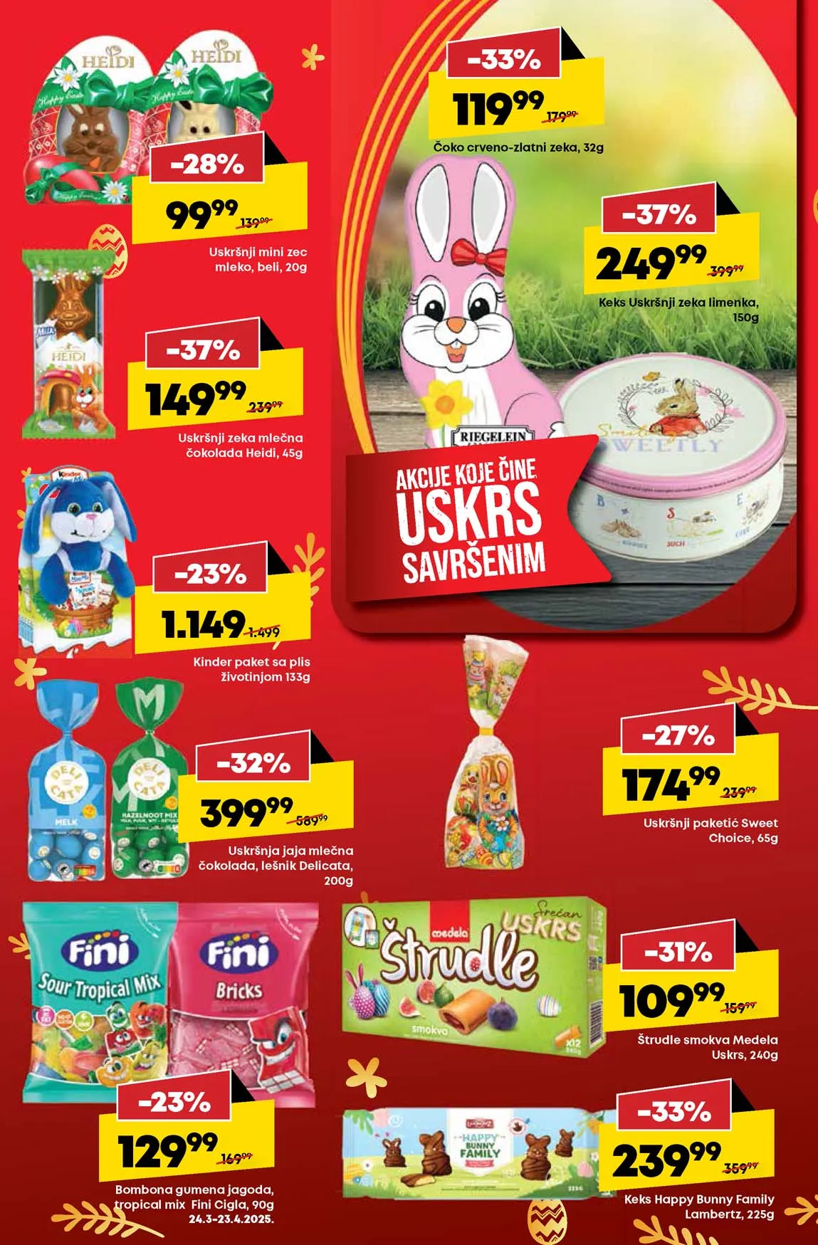 Mega Maxi nedeljna akcija sniženja