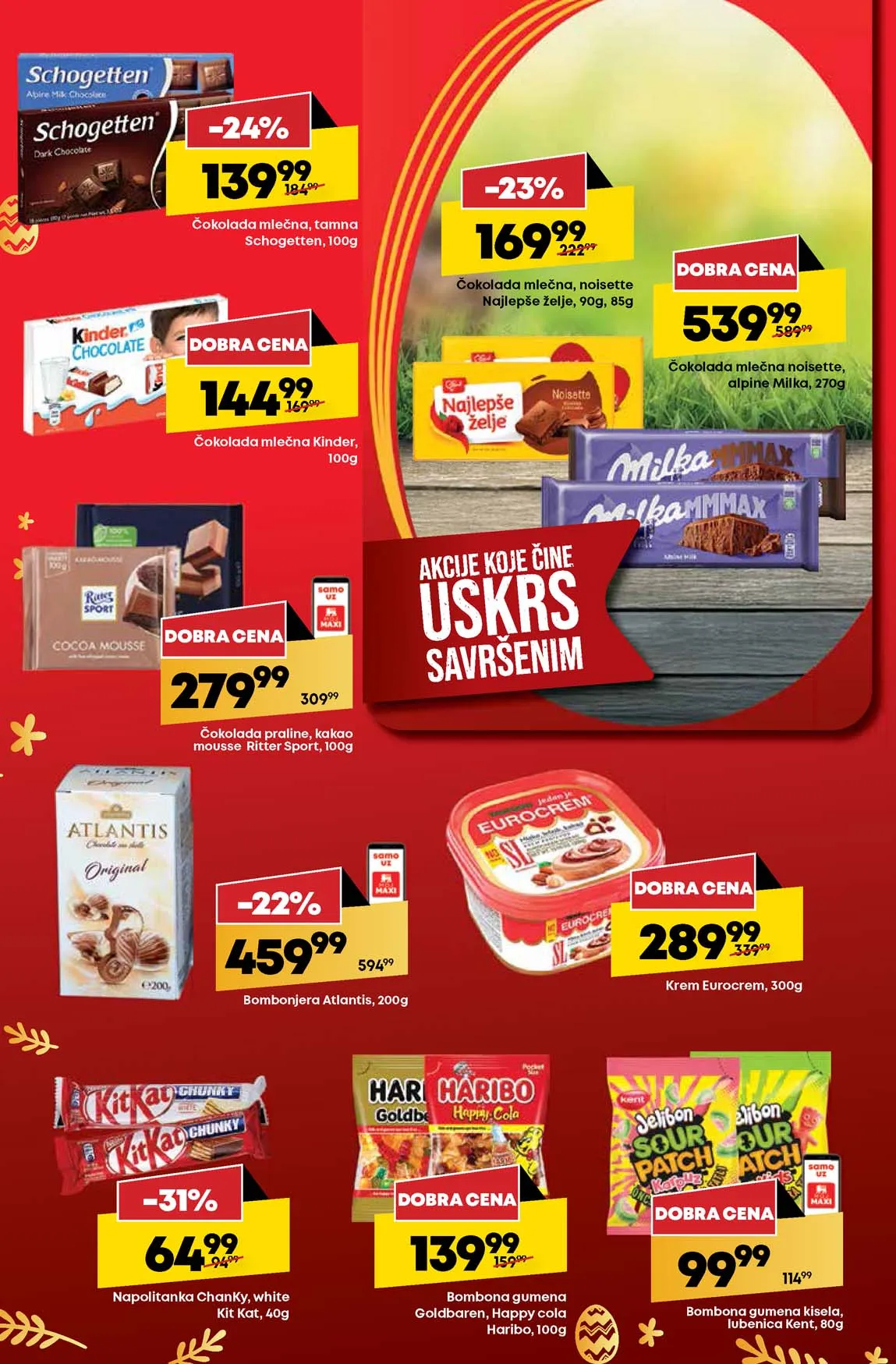 Mega Maxi nedeljna akcija sniženja