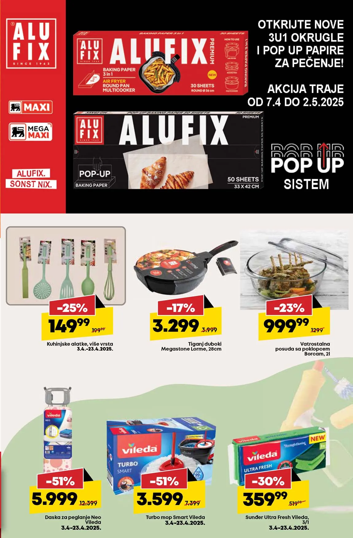 Mega Maxi nedeljna akcija sniženja