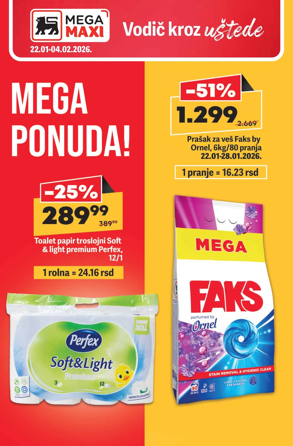 Maxi nedeljna akcija sniženja Maxi nedeljna akcija sniženja
