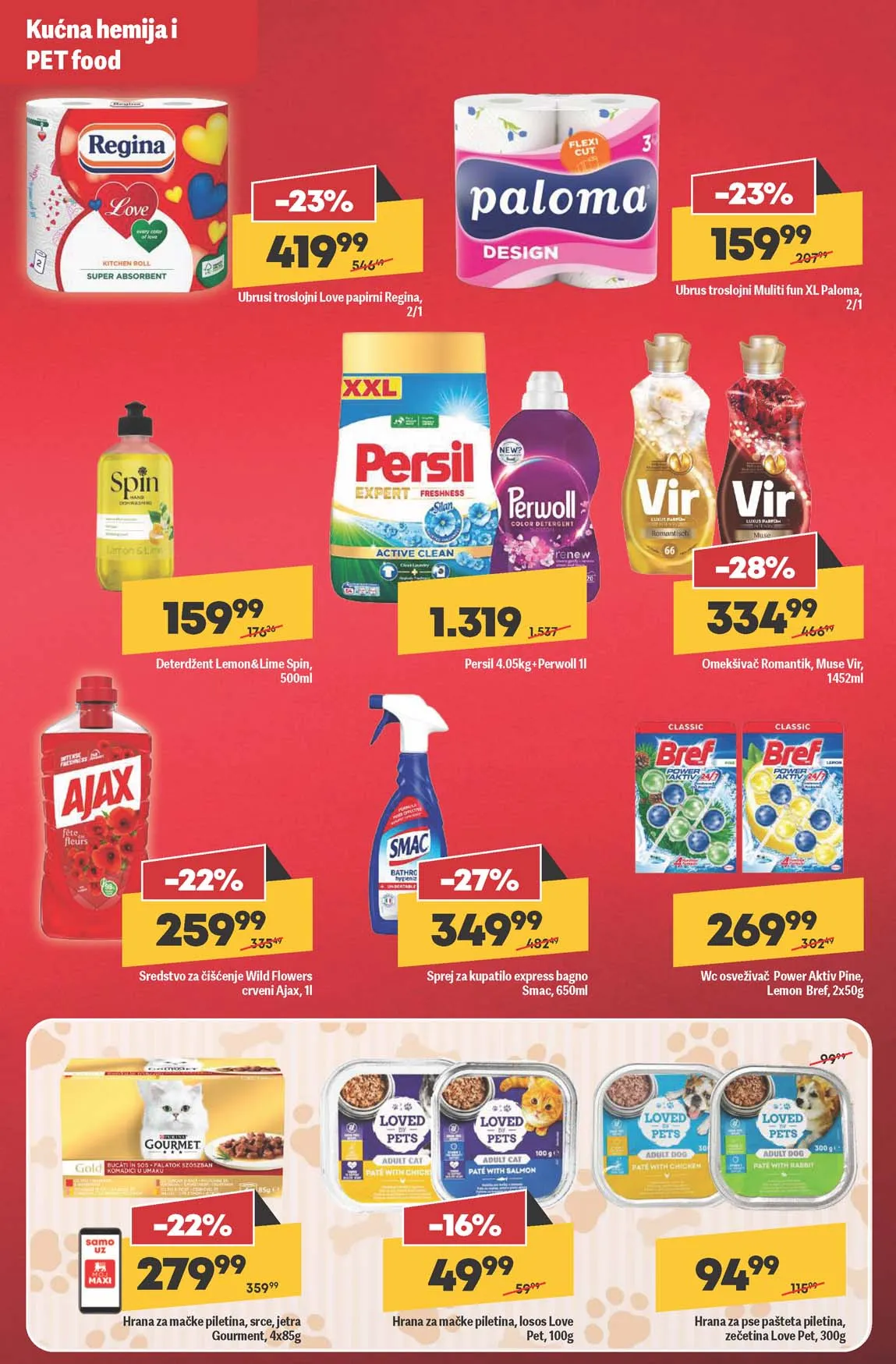 Maxi nedeljna akcija sniženja Maxi nedeljna akcija sniženja