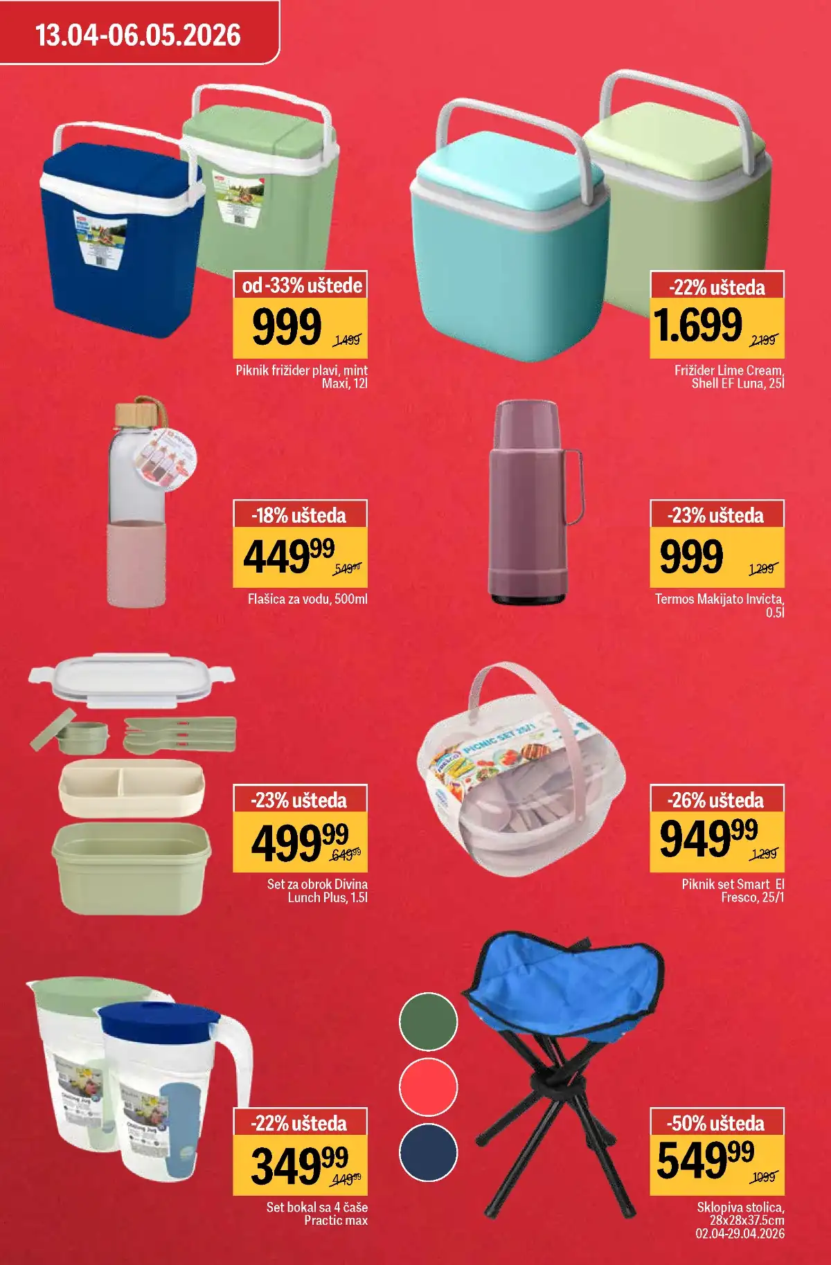 Maxi katalog strana 3 roštilji i briketi akcija do 06.05.2026