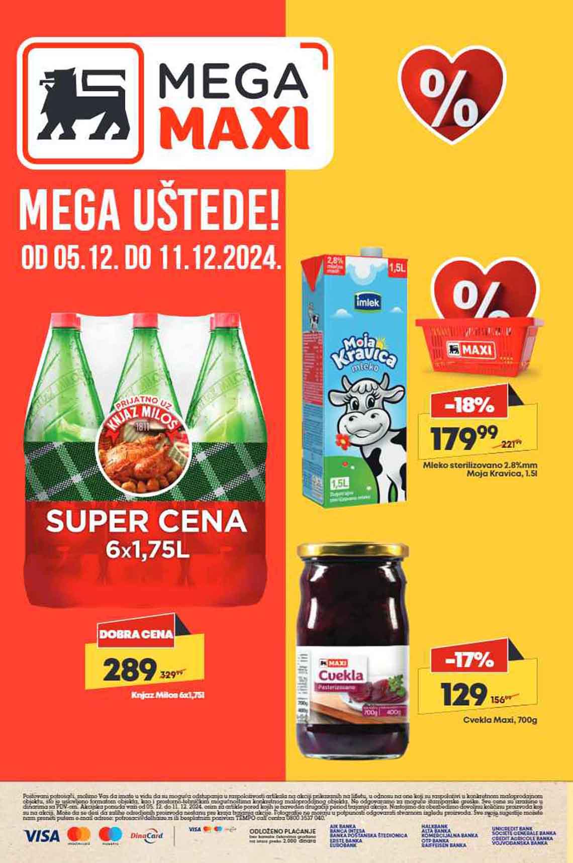 Mega Maxi nedeljna akcija sniženja