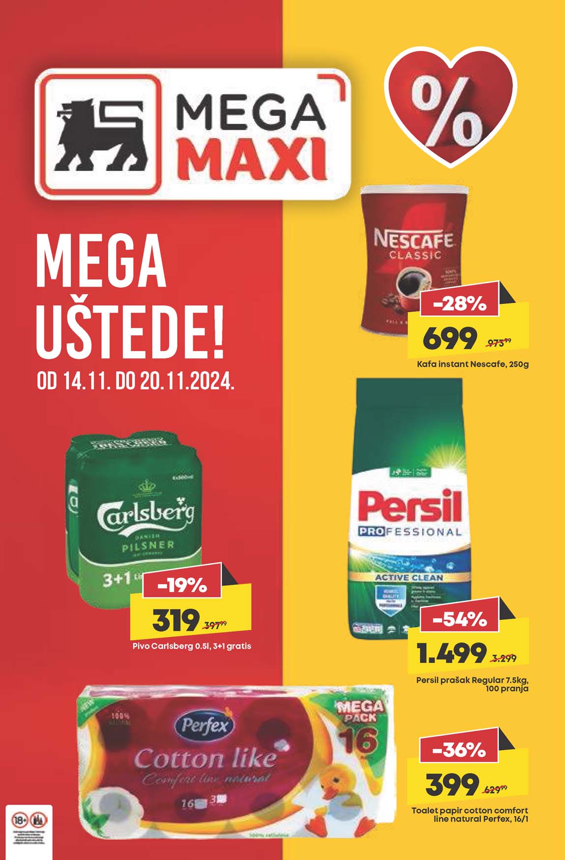 Mega Maxi nedeljna akcija sniženja