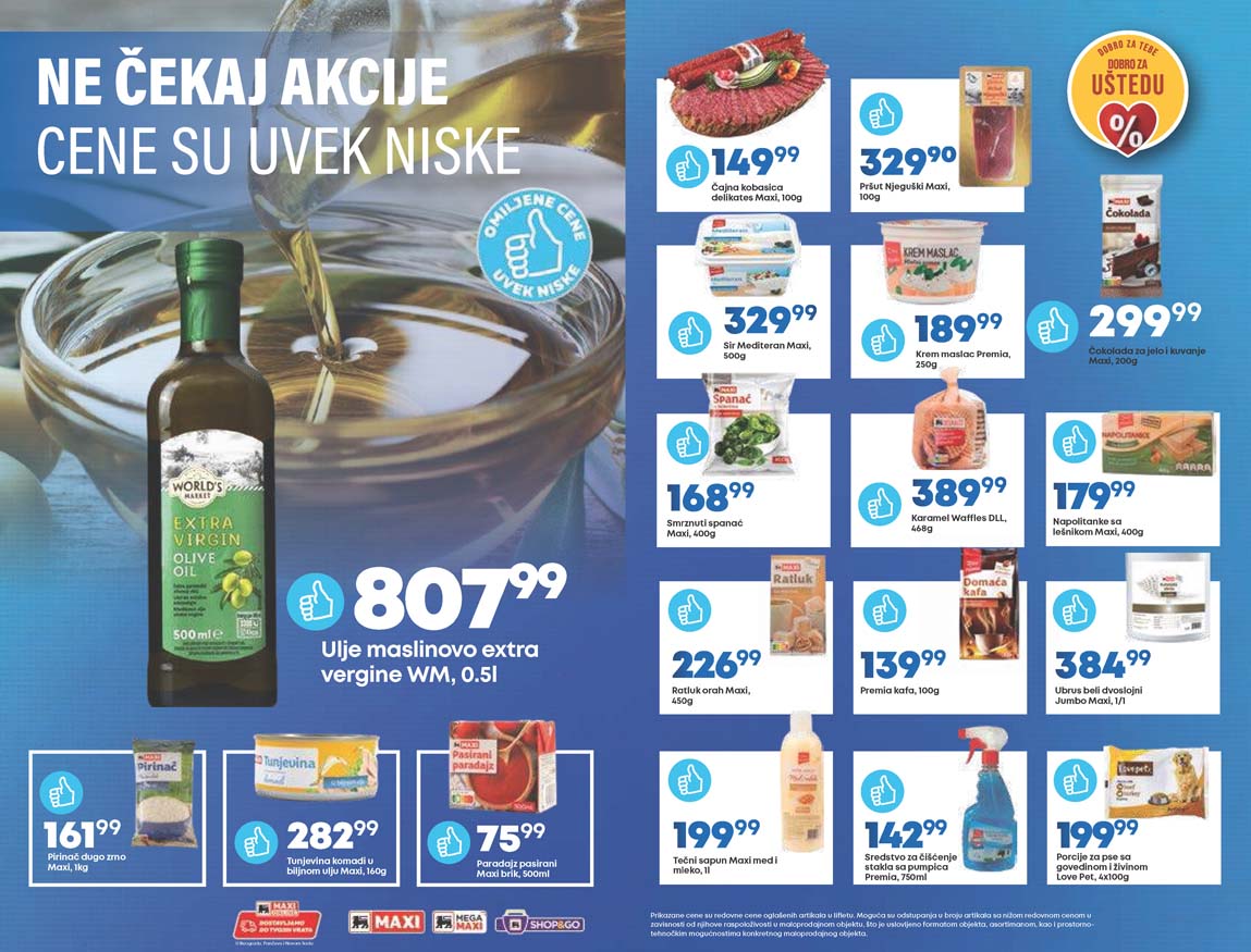 Mega Maxi nedeljna akcija sniženja