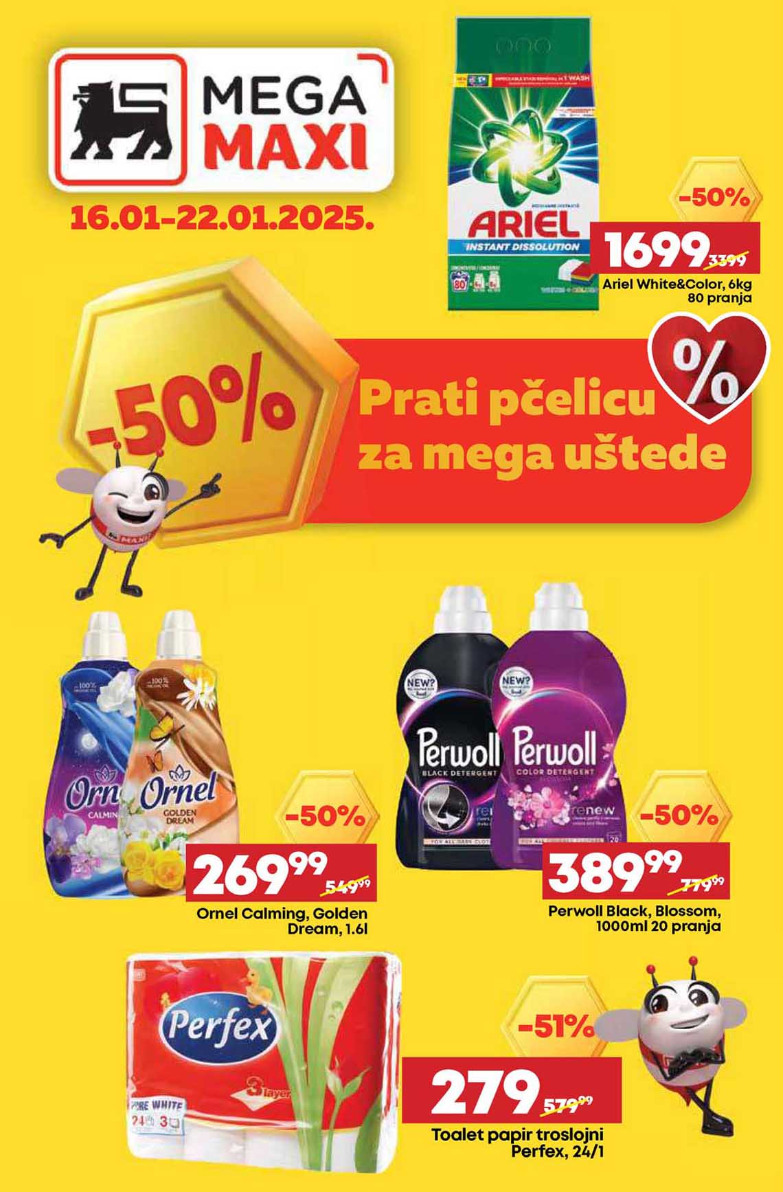 Mega Maxi nedeljna akcija sniženja