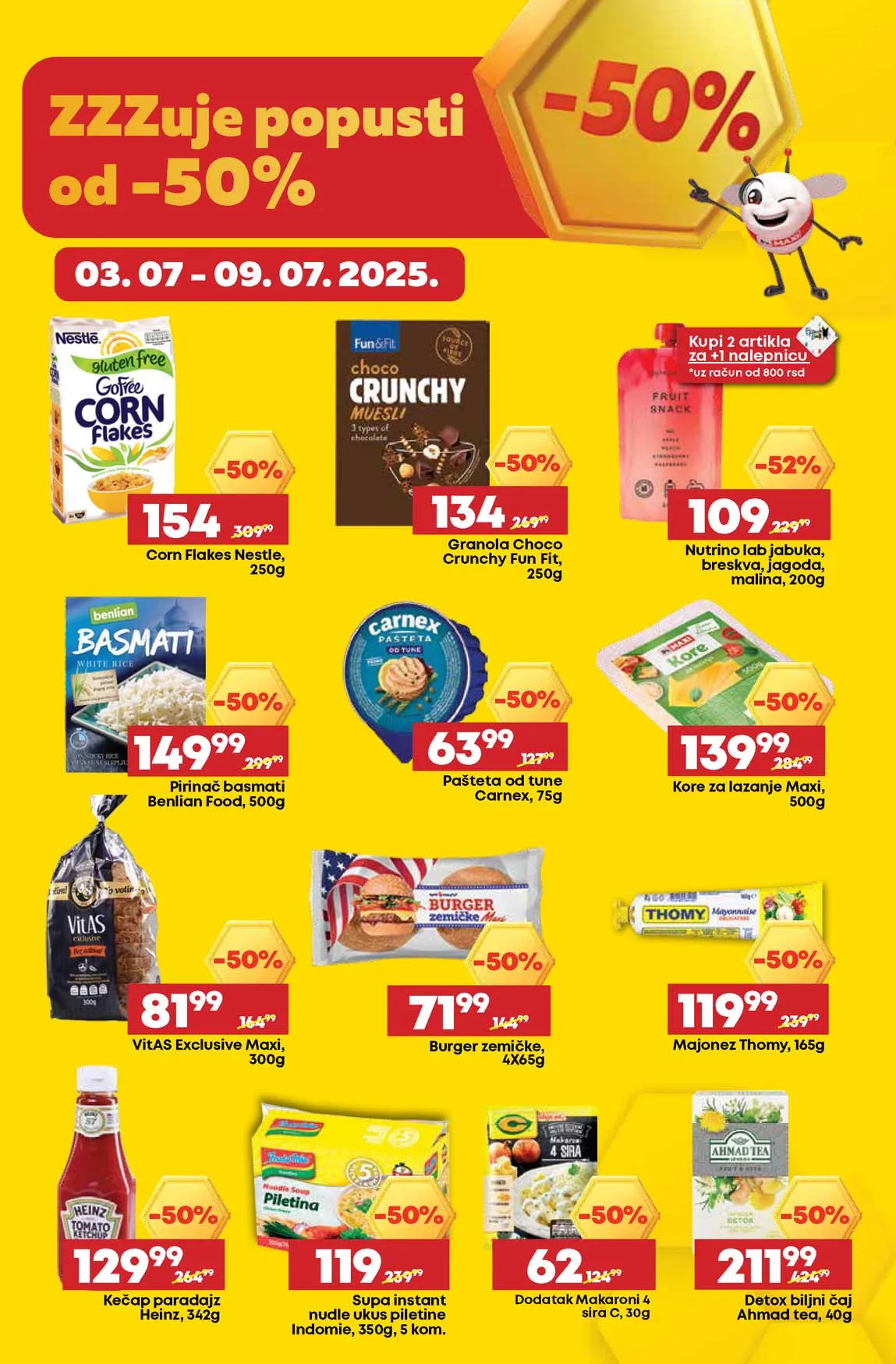 Maxi nedeljna akcija sniženja