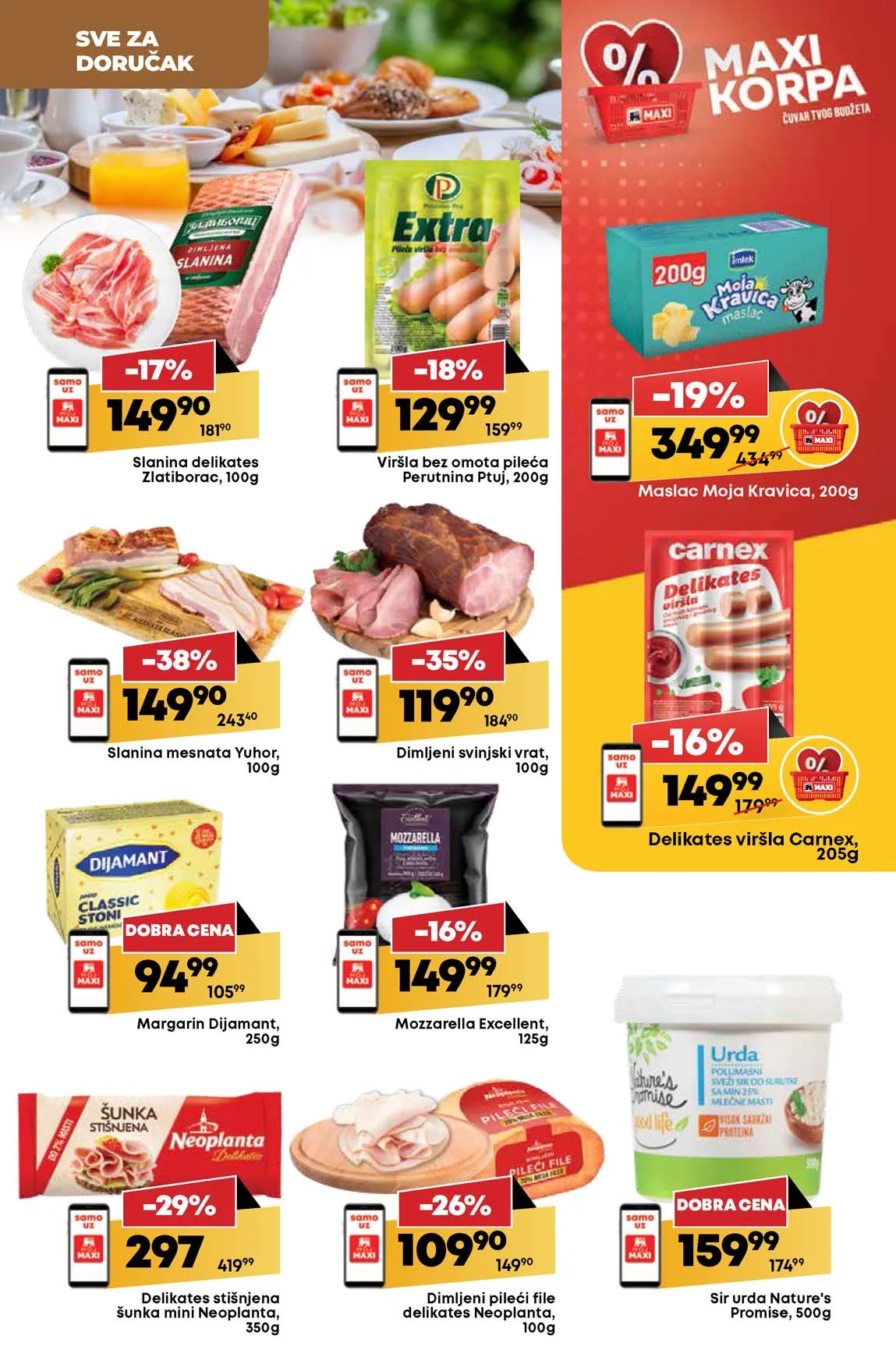 Maxi nedeljna akcija sniženja
