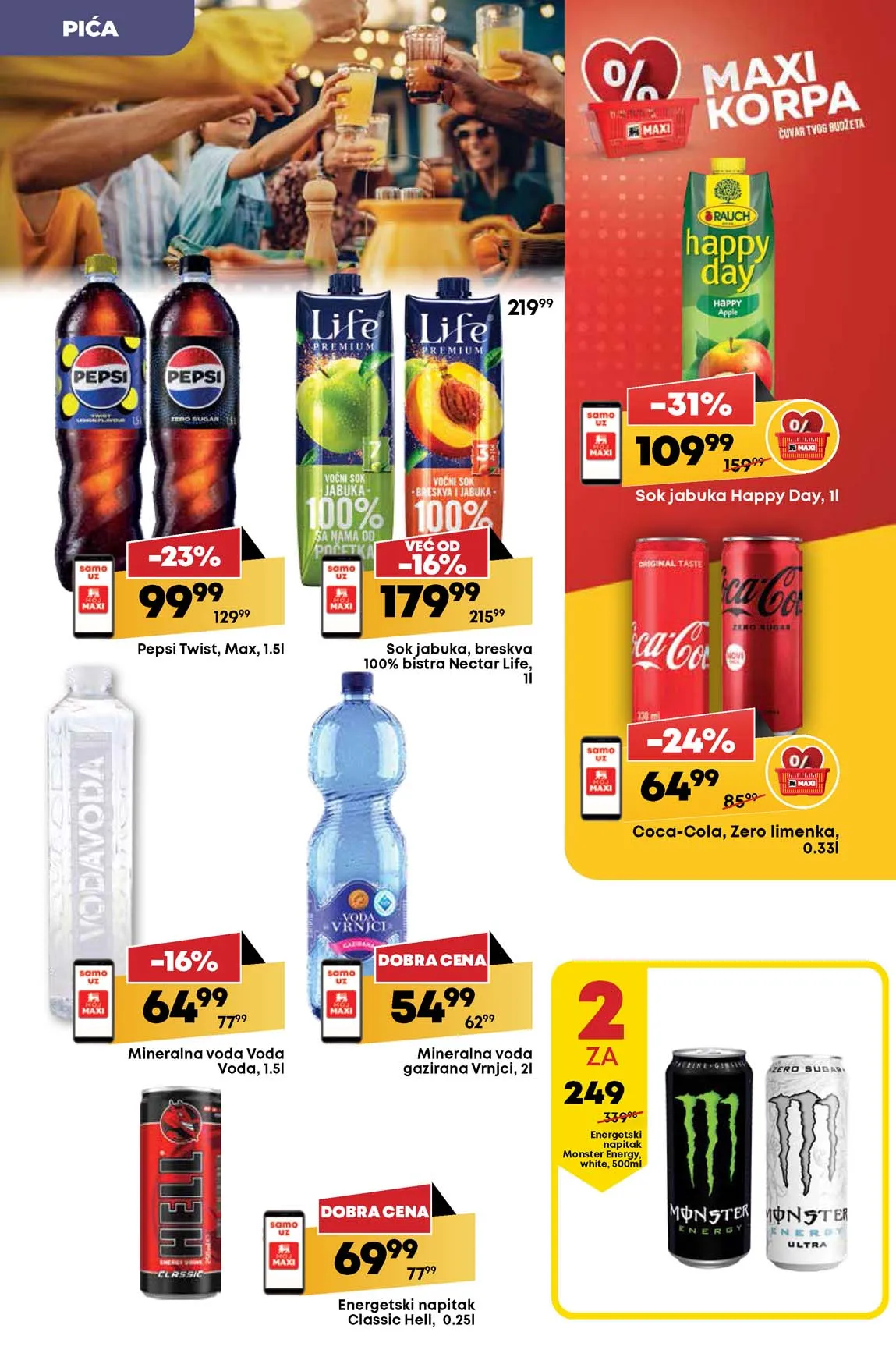 Maxi nedeljna akcija sniženja