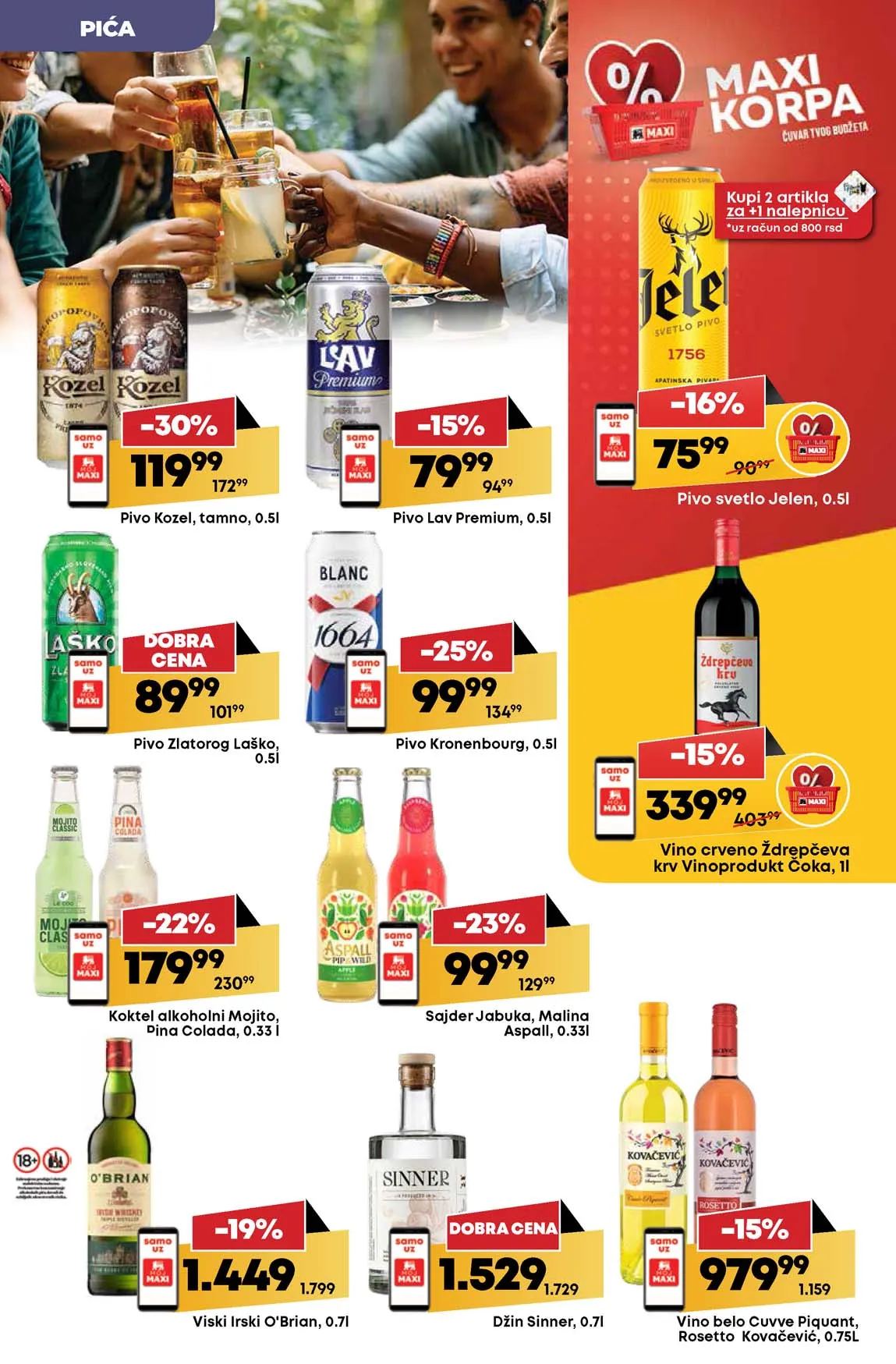Maxi nedeljna akcija sniženja