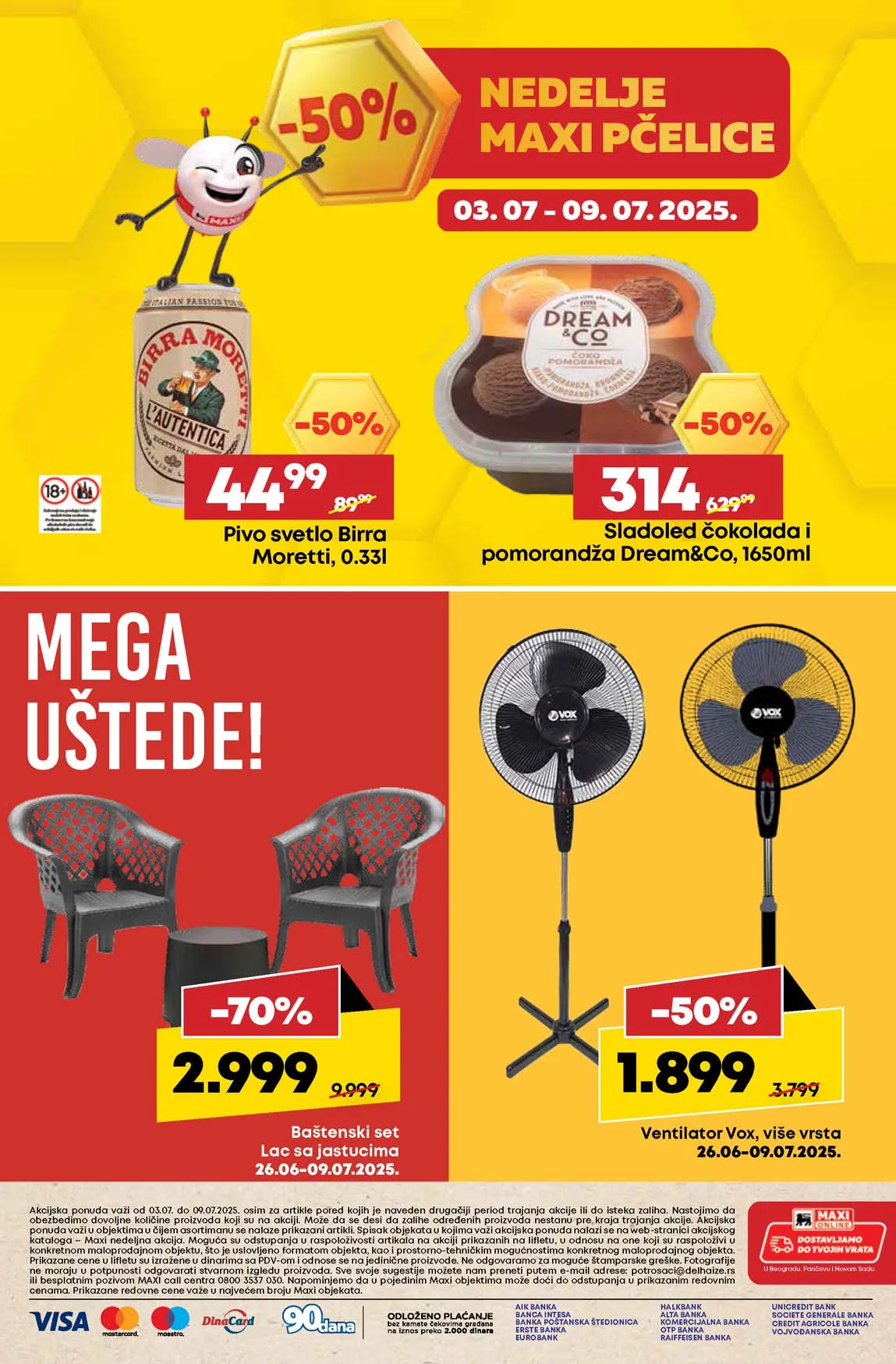 Maxi nedeljna akcija sniženja