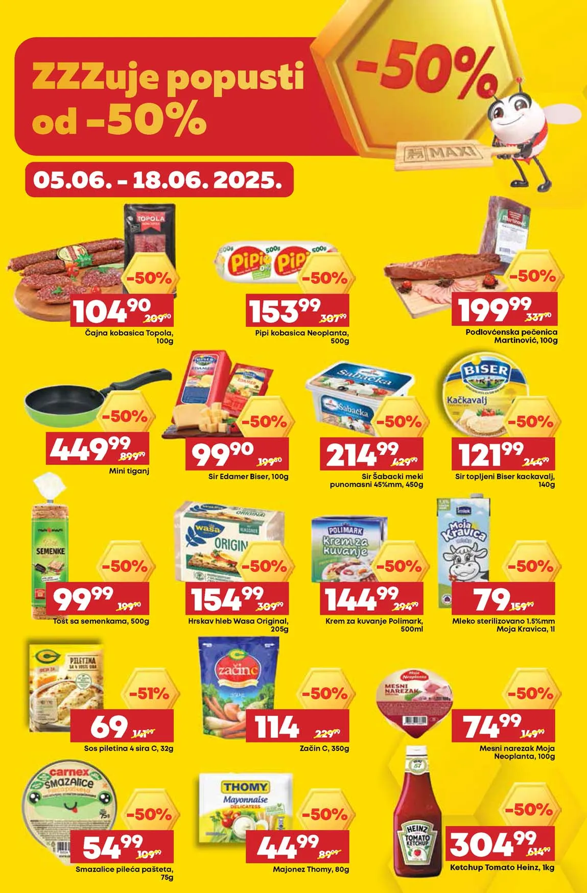 Maxi nedeljna akcija sniženja