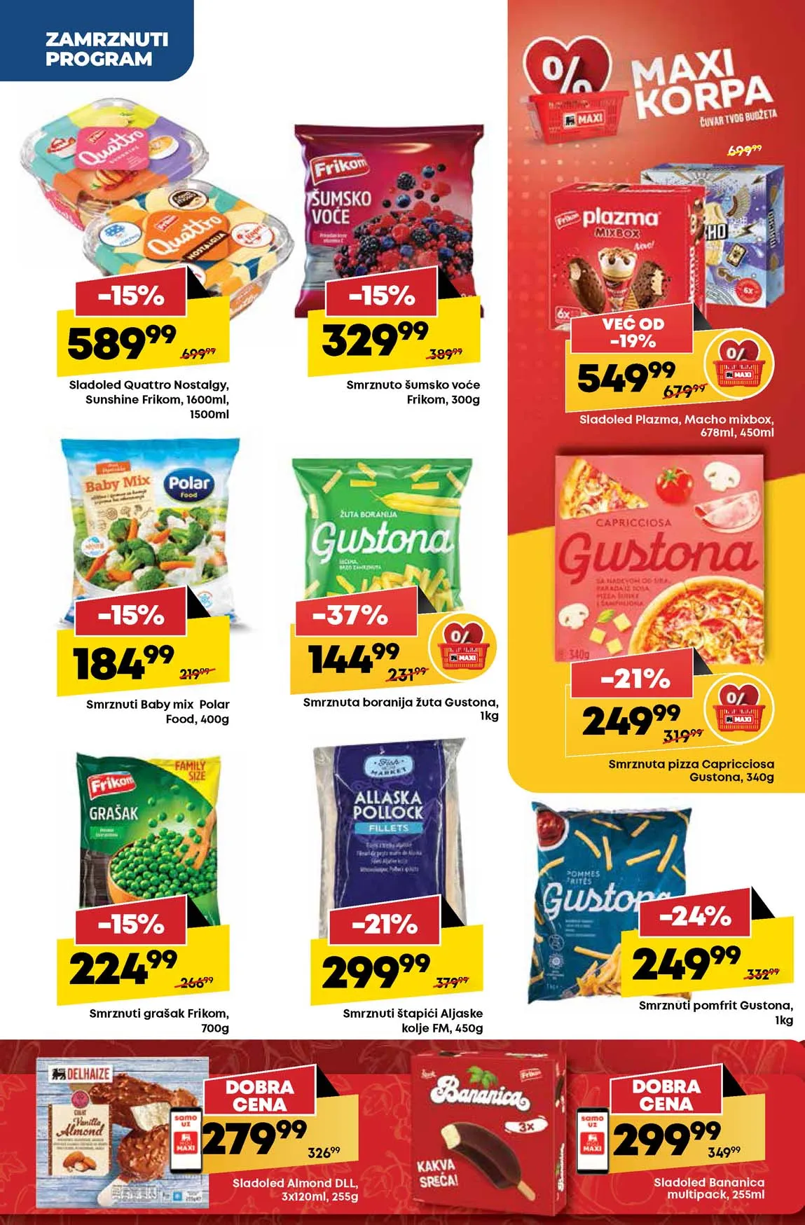 Maxi nedeljna akcija sniženja