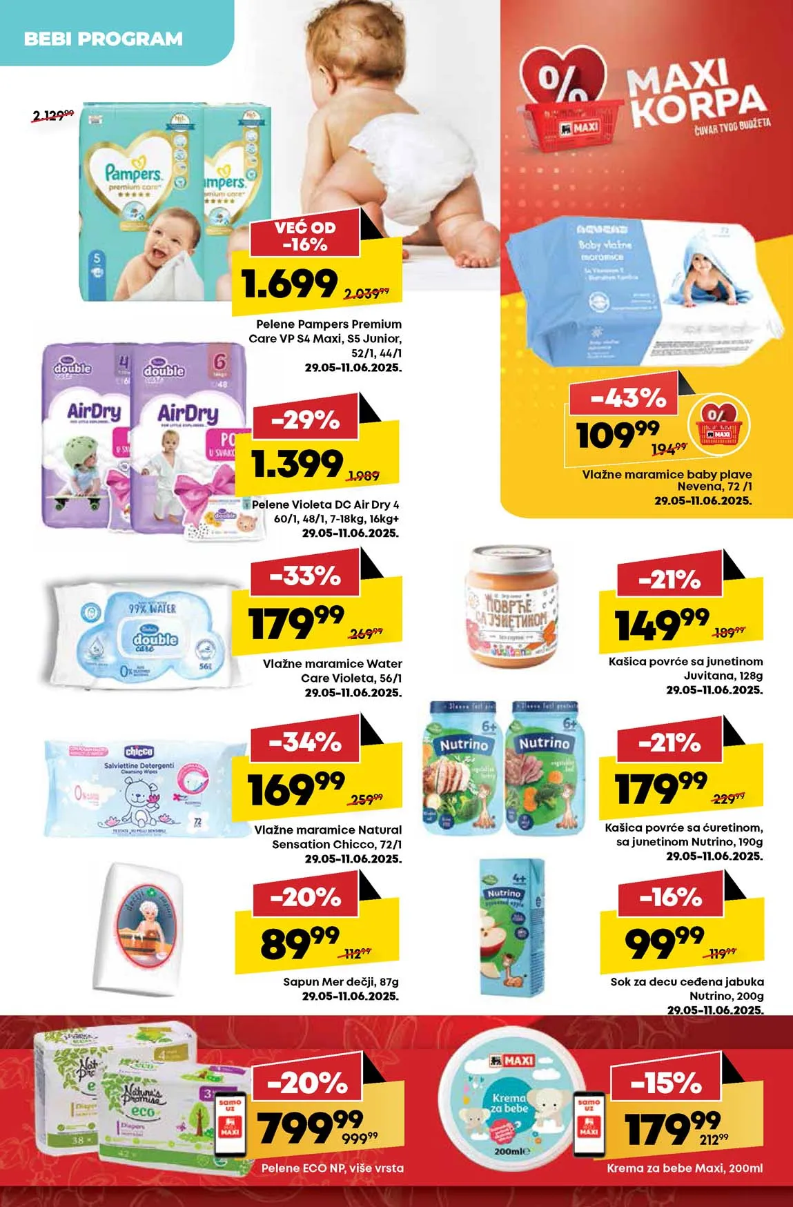Maxi nedeljna akcija sniženja
