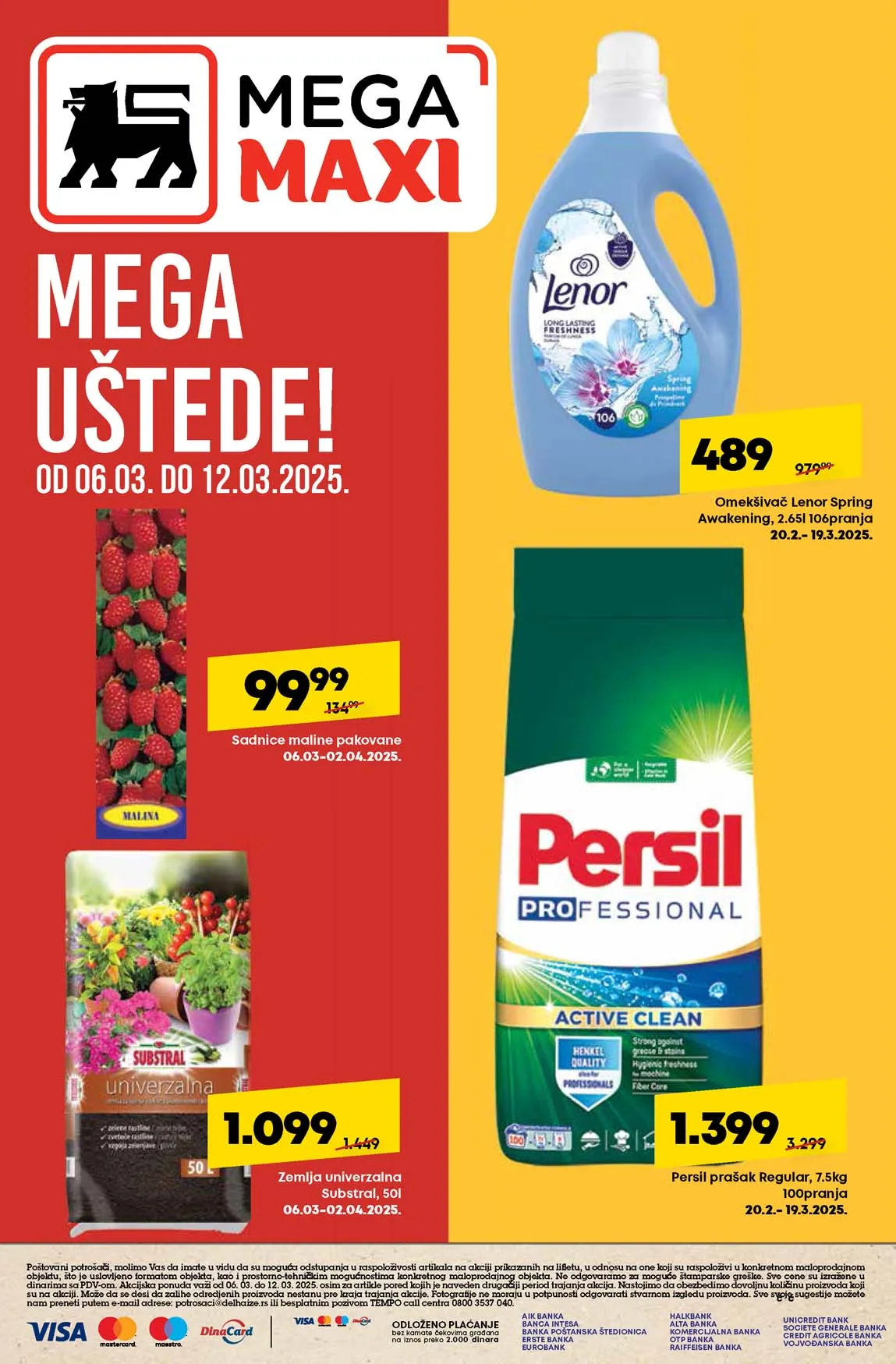 Mega Maxi nedeljna akcija sniženja