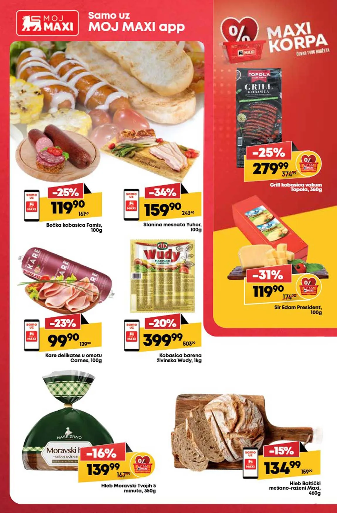 Maxi nedeljna akcija sniženja