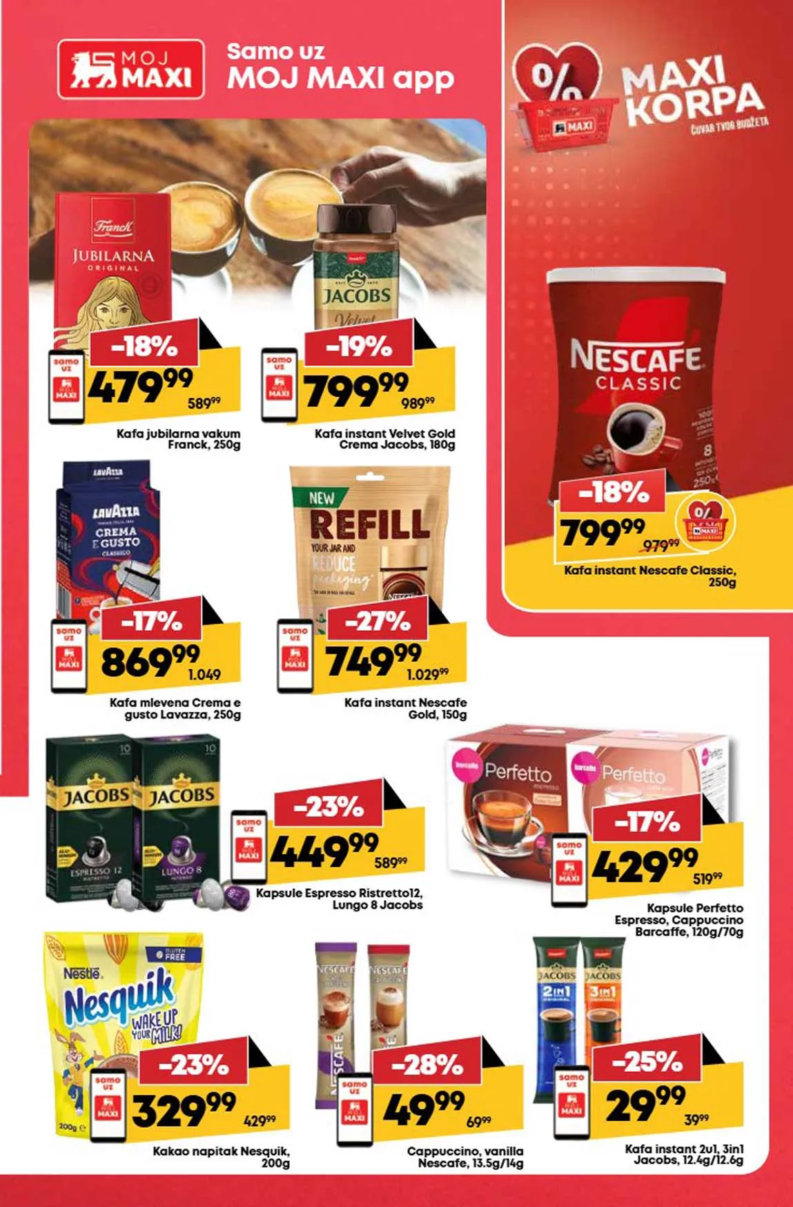 Maxi nedeljna akcija sniženja