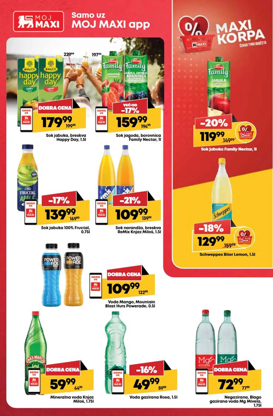 Maxi nedeljna akcija sniženja