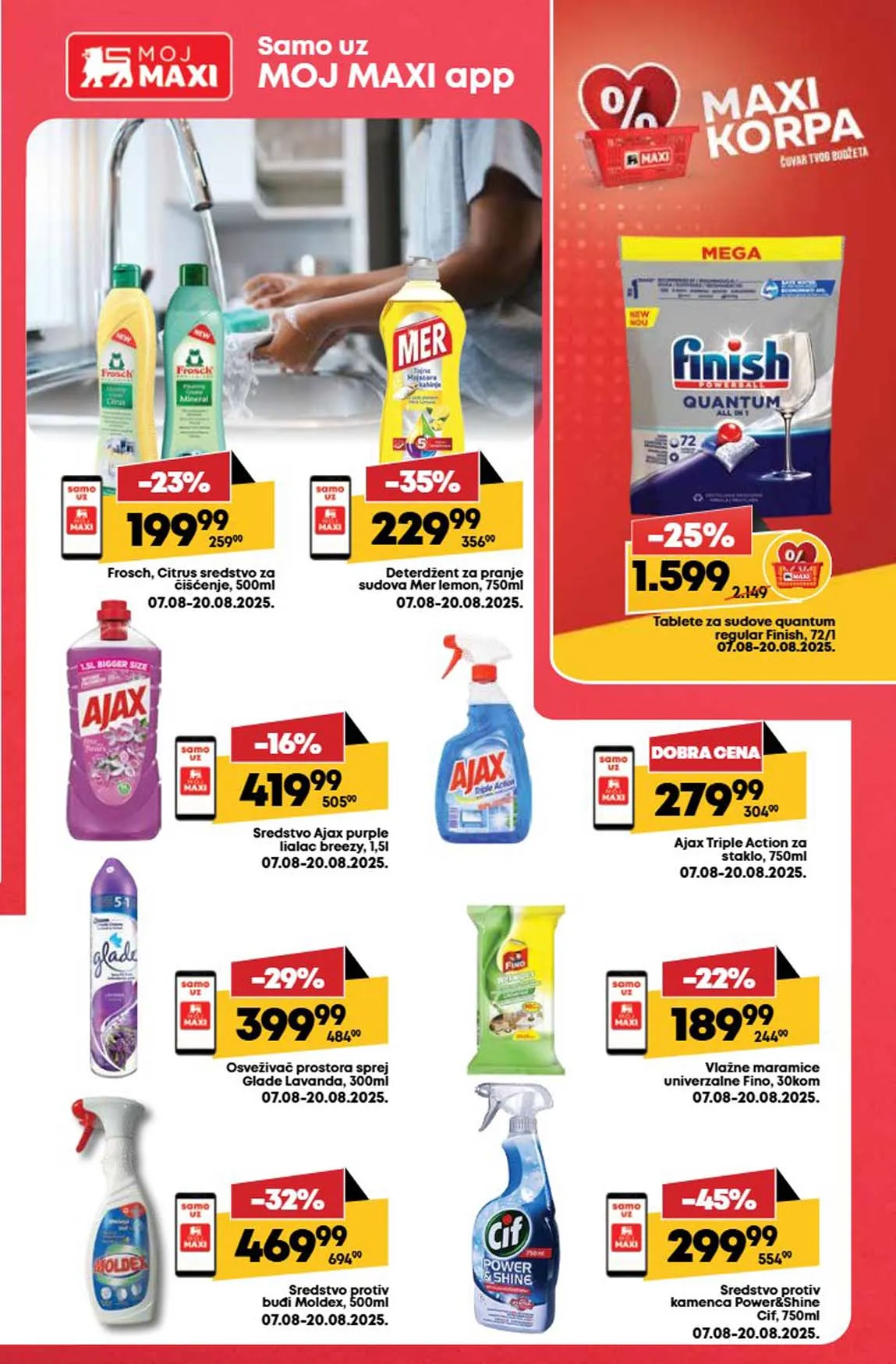 Maxi nedeljna akcija sniženja