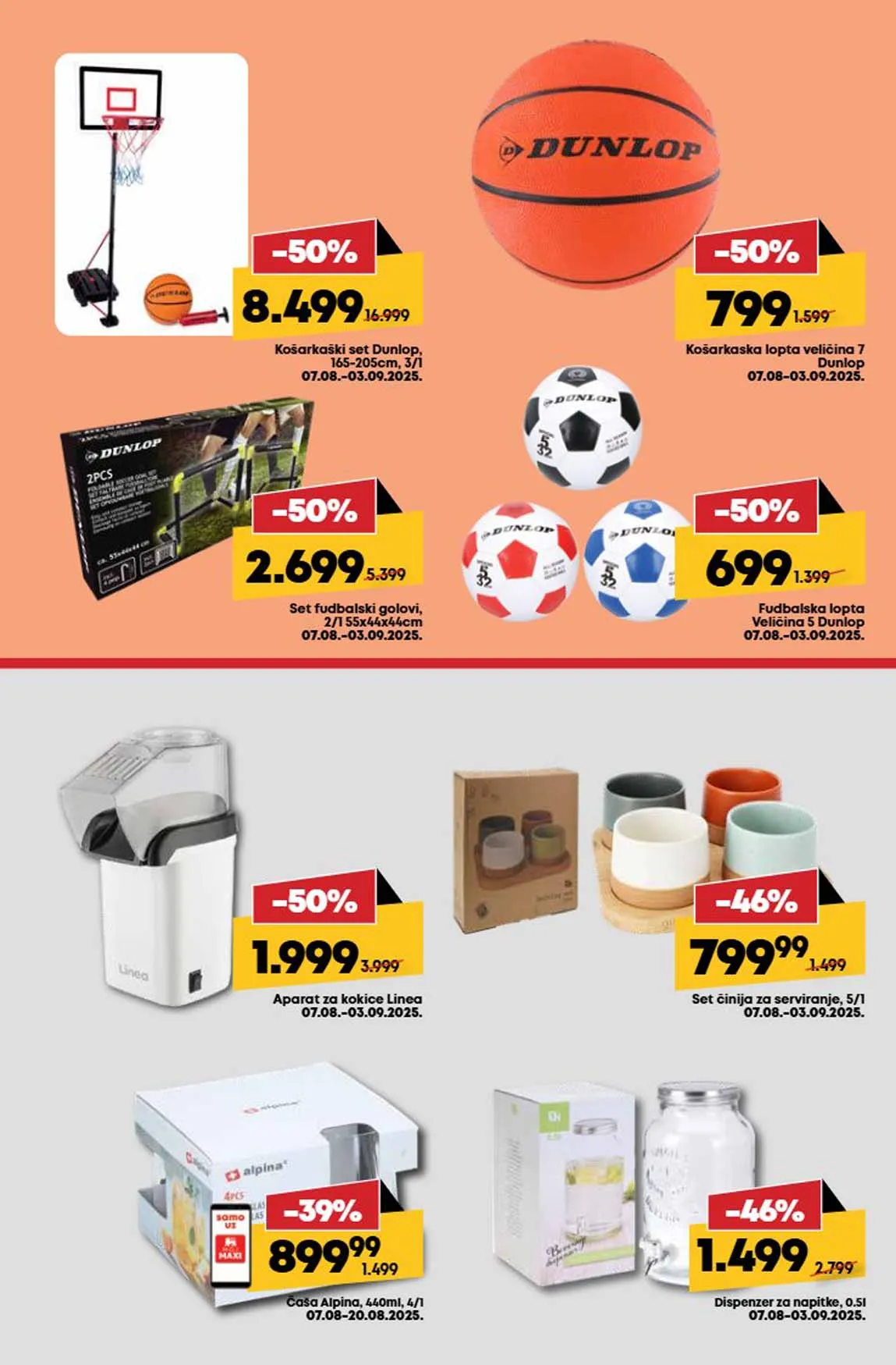 Maxi nedeljna akcija sniženja