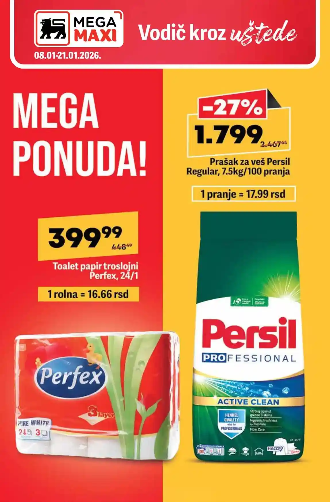 Maxi nedeljna akcija sniženja Maxi nedeljna akcija sniženja