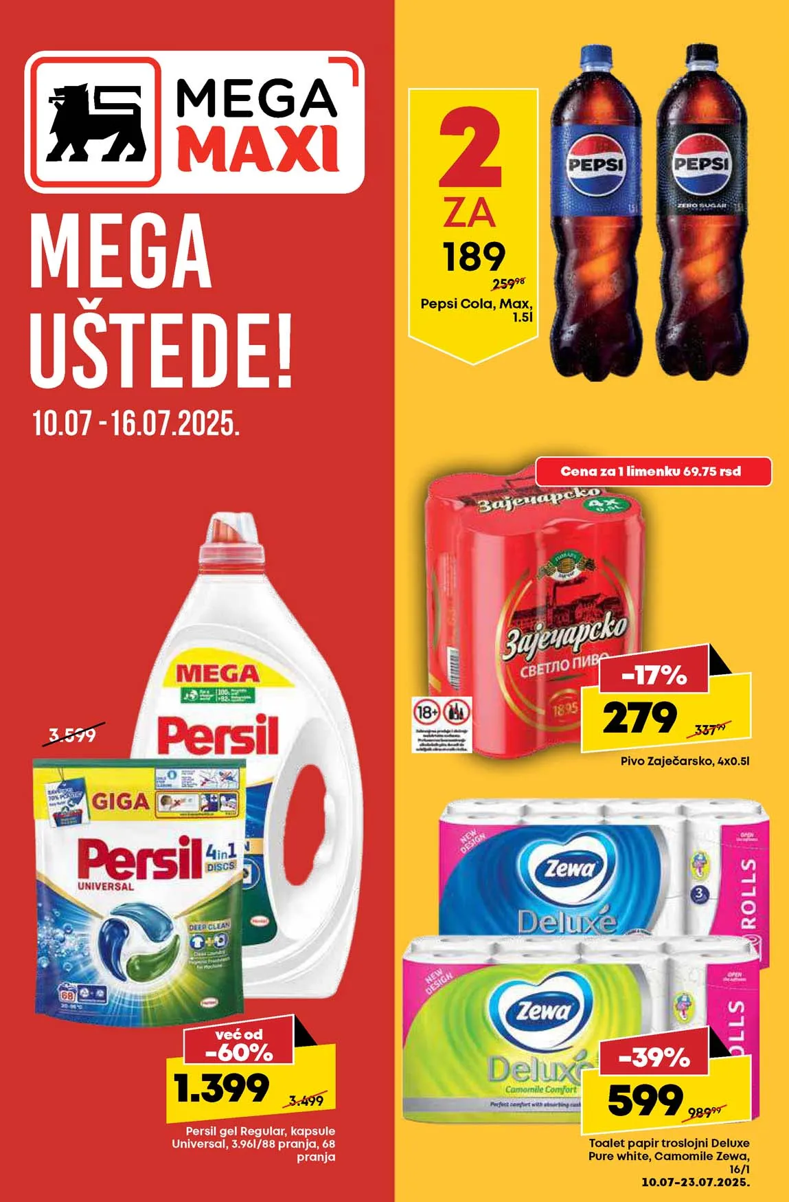 Maxi nedeljna akcija sniženja
