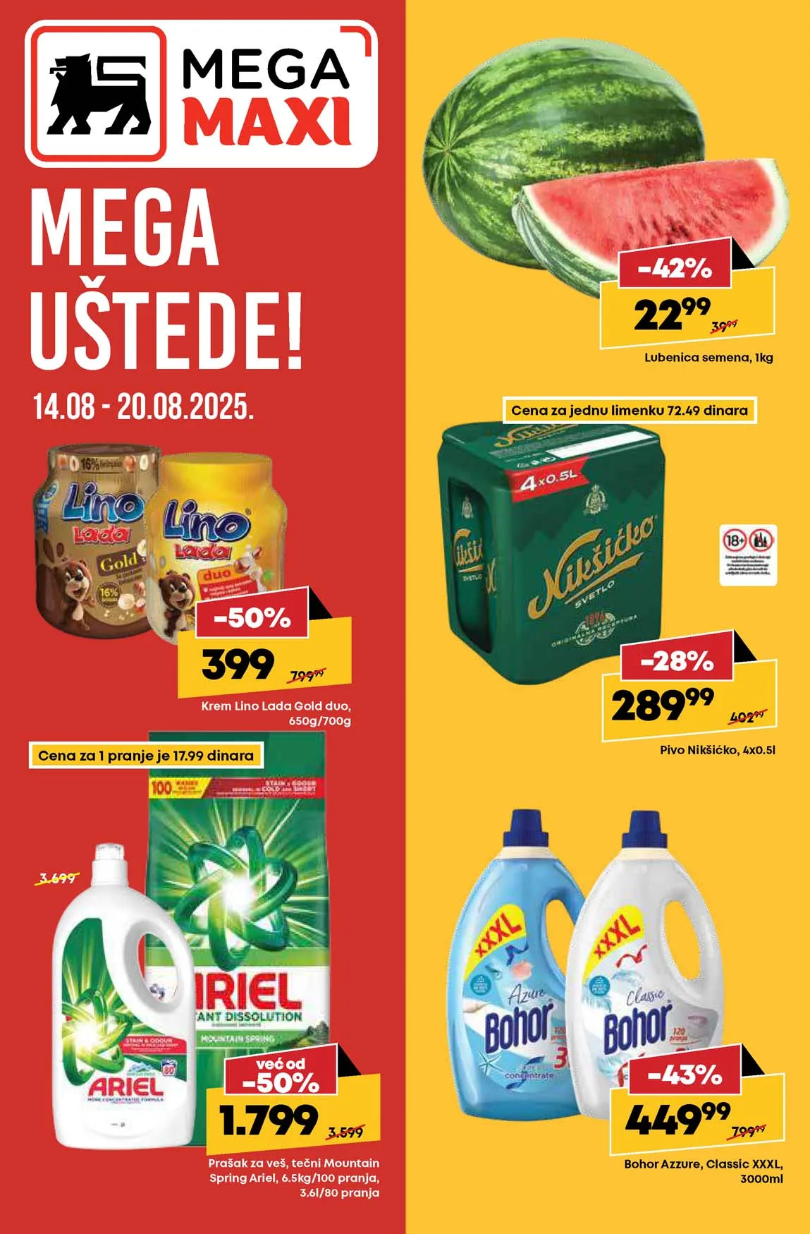 Maxi nedeljna akcija sniženja