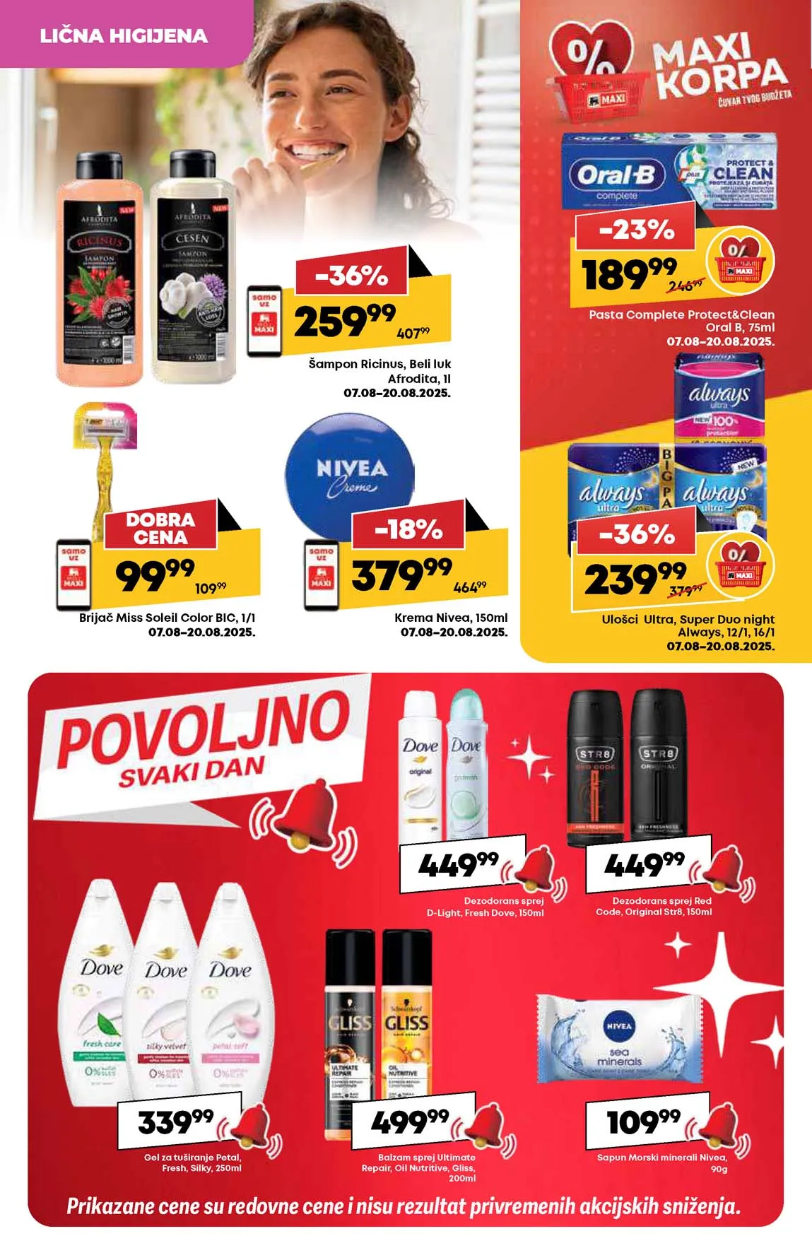 Maxi nedeljna akcija sniženja