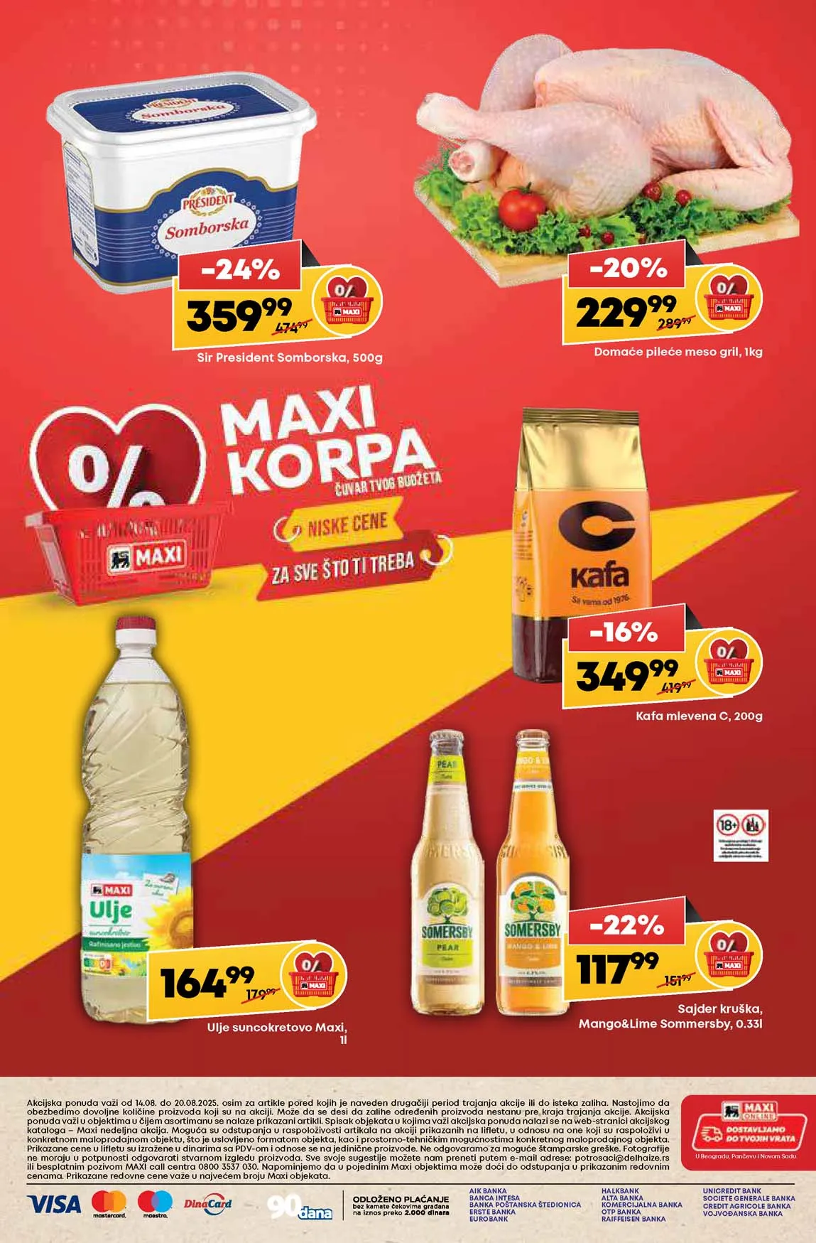 Maxi nedeljna akcija sniženja