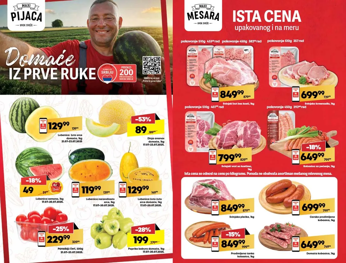 Maxi nedeljna akcija sniženja