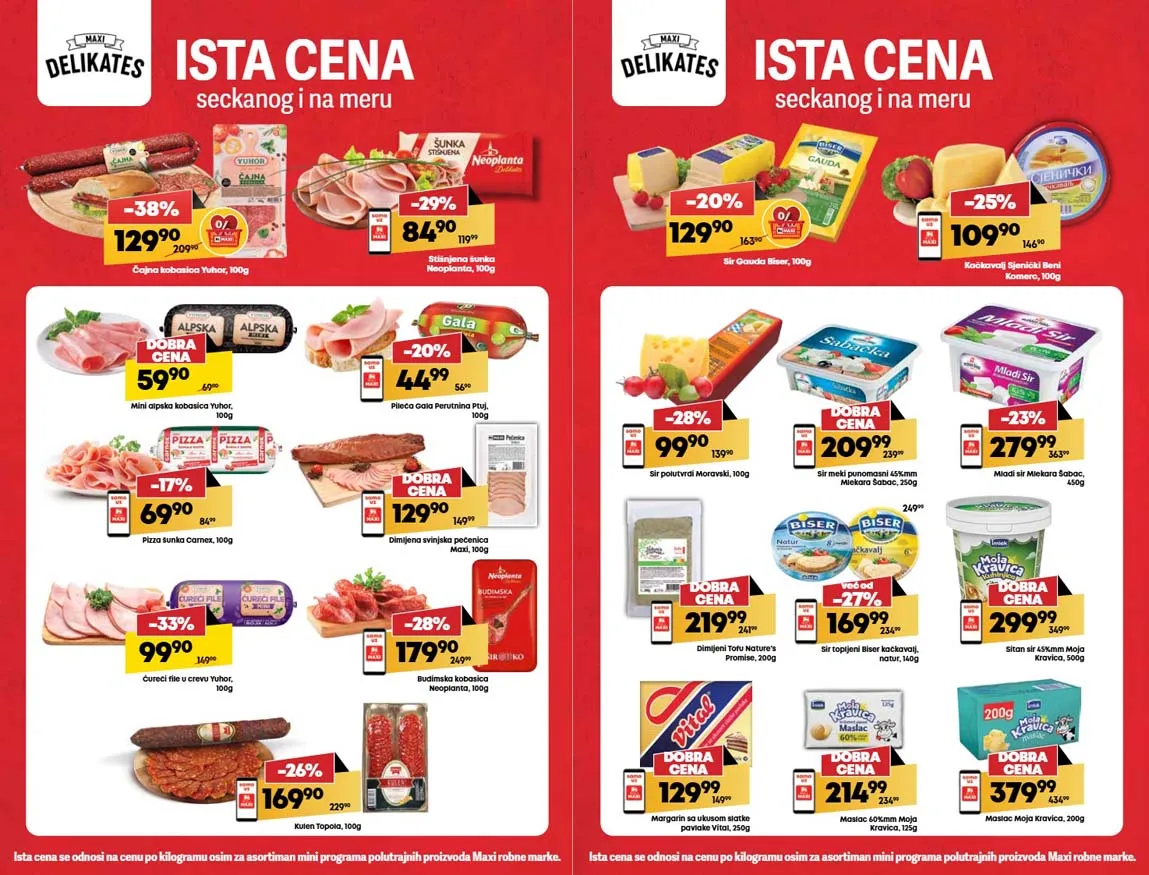 Maxi nedeljna akcija sniženja