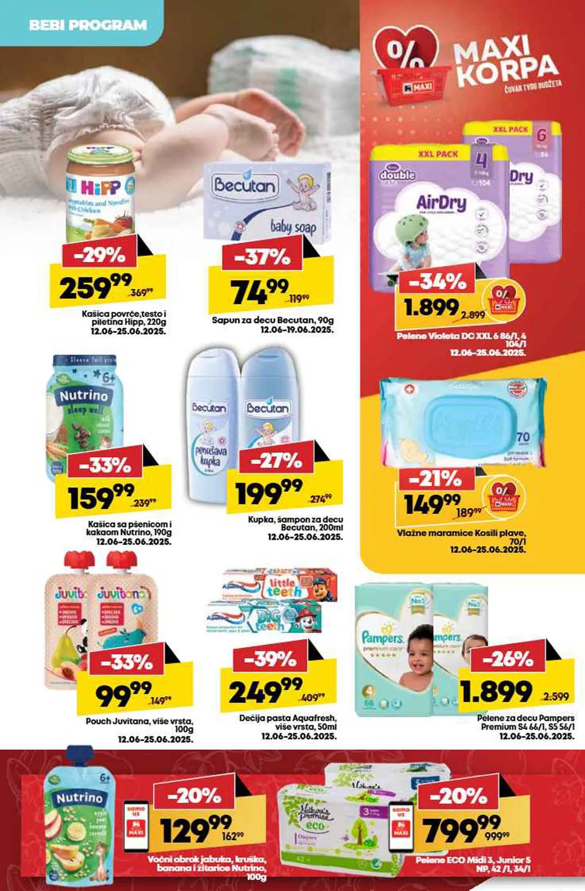 Maxi nedeljna akcija sniženja
