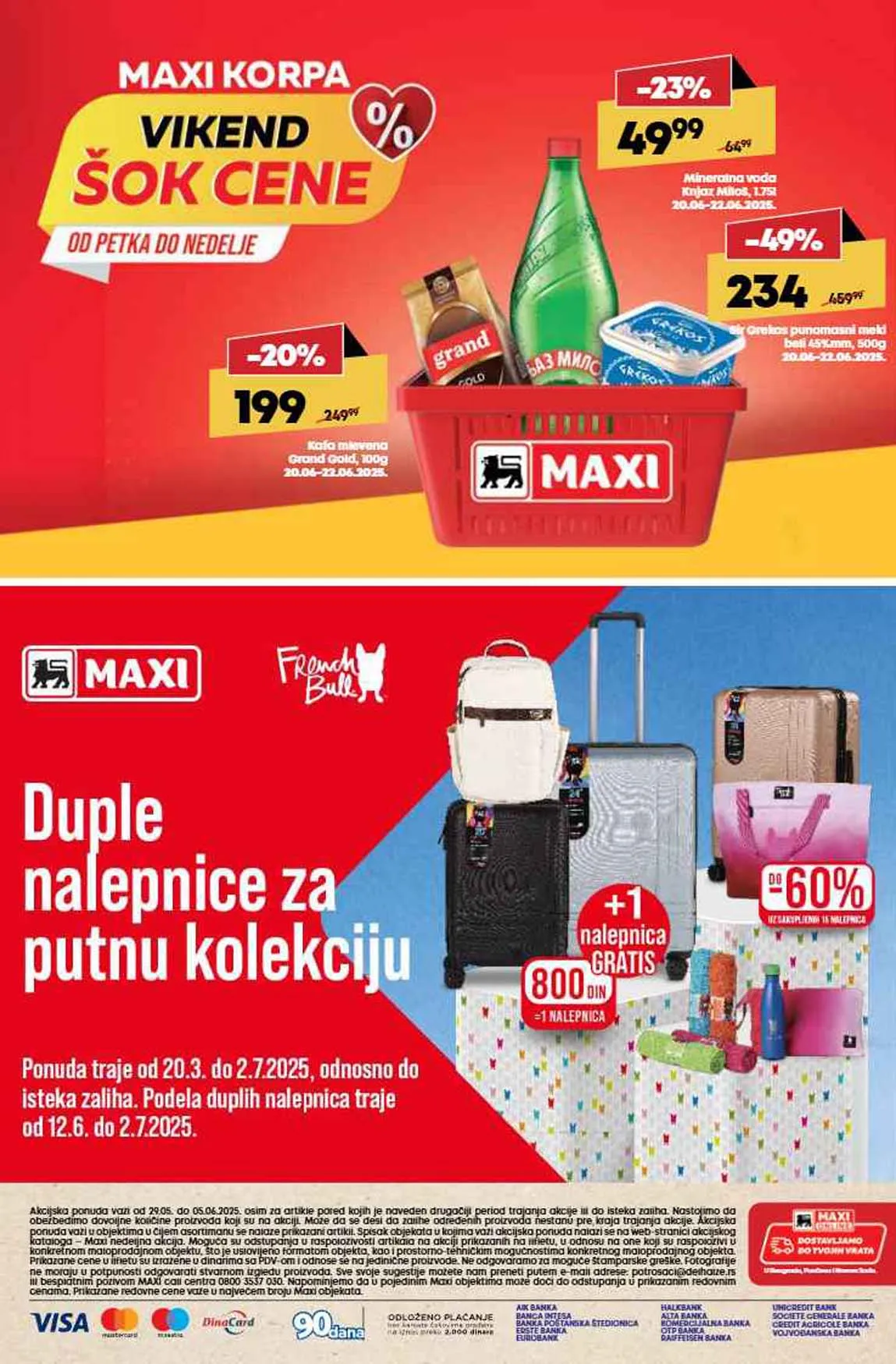 Maxi nedeljna akcija sniženja