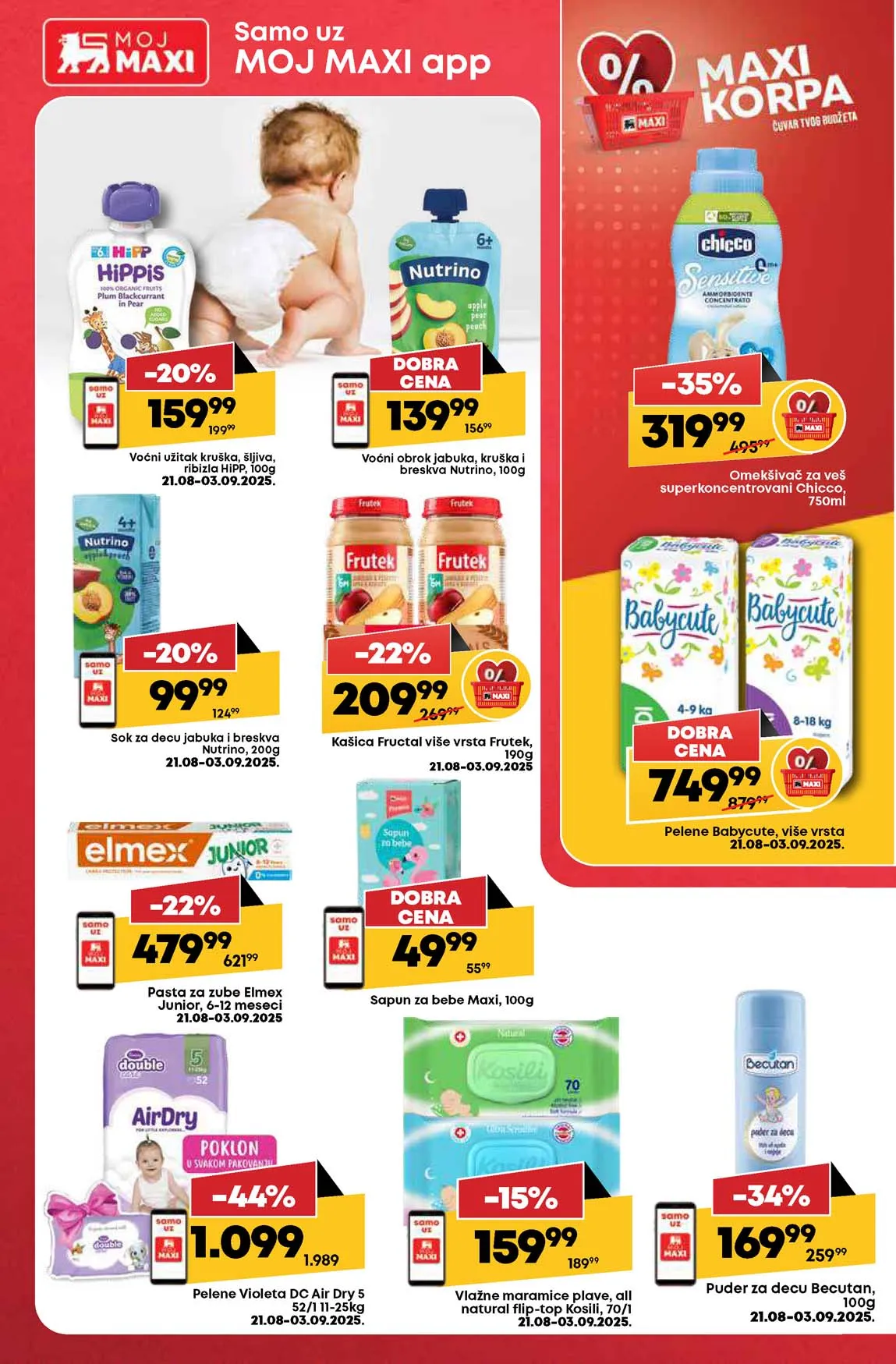 Maxi nedeljna akcija sniženja