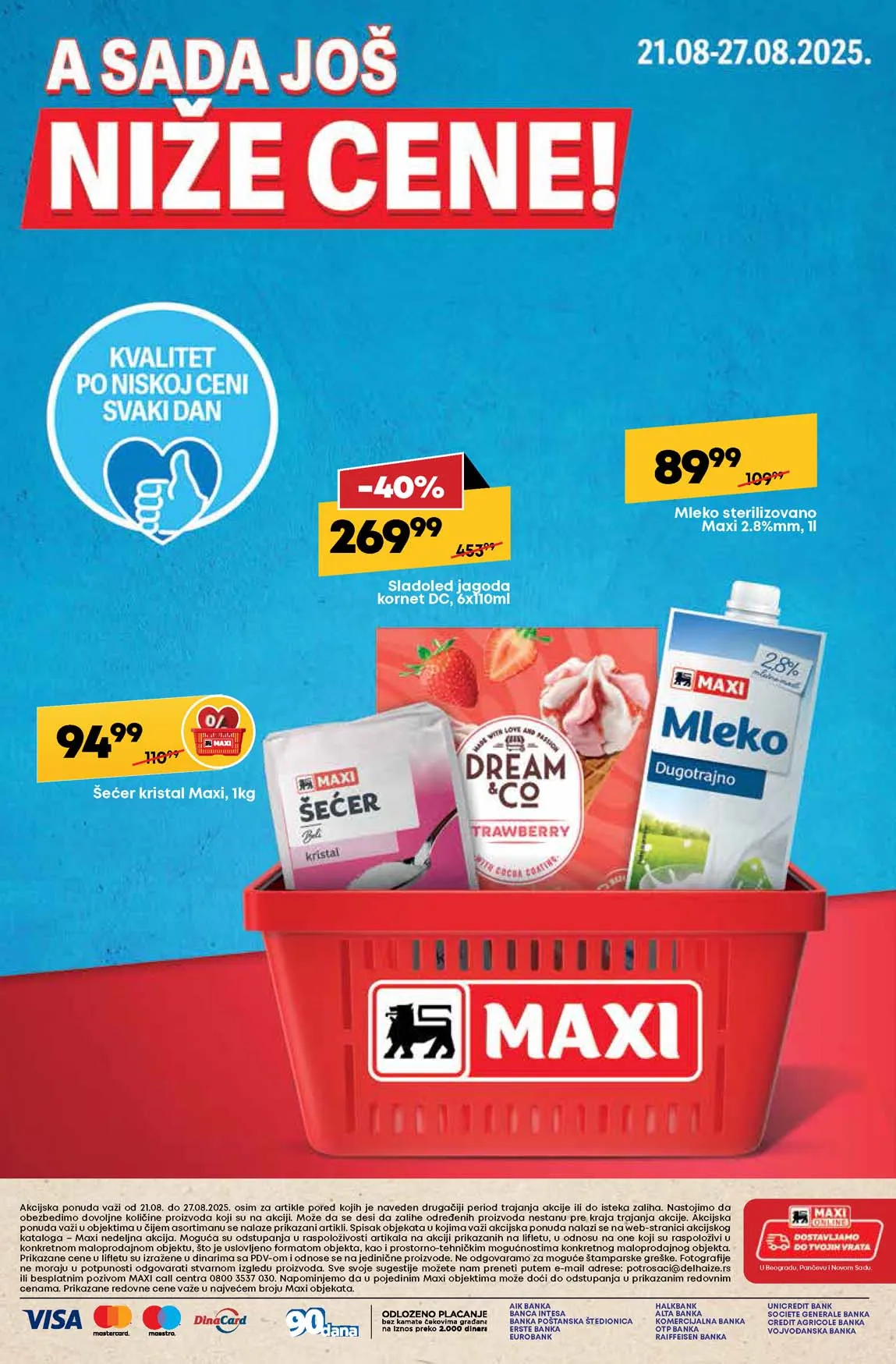 Maxi nedeljna akcija sniženja