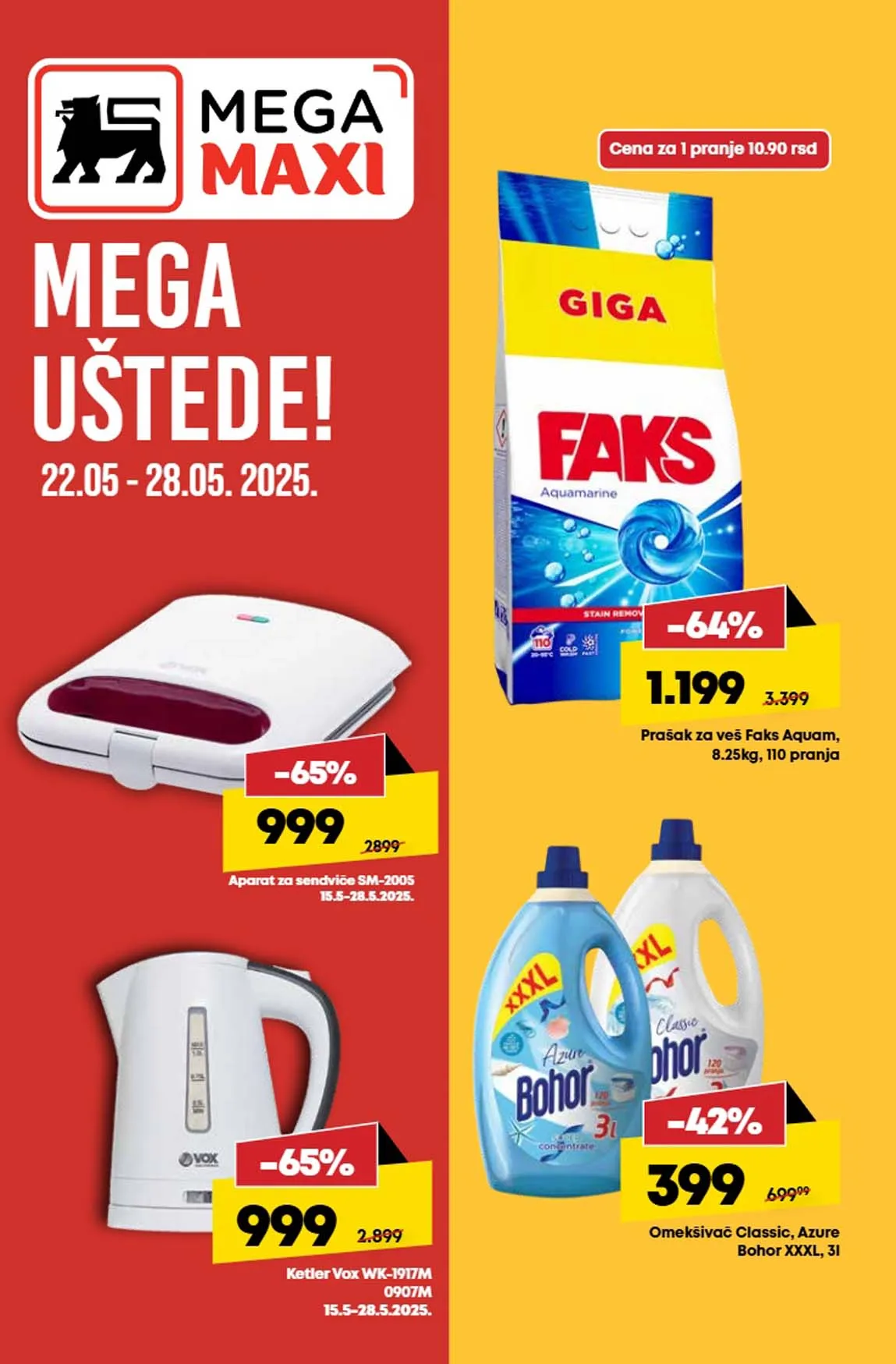 Maxi nedeljna akcija sniženja