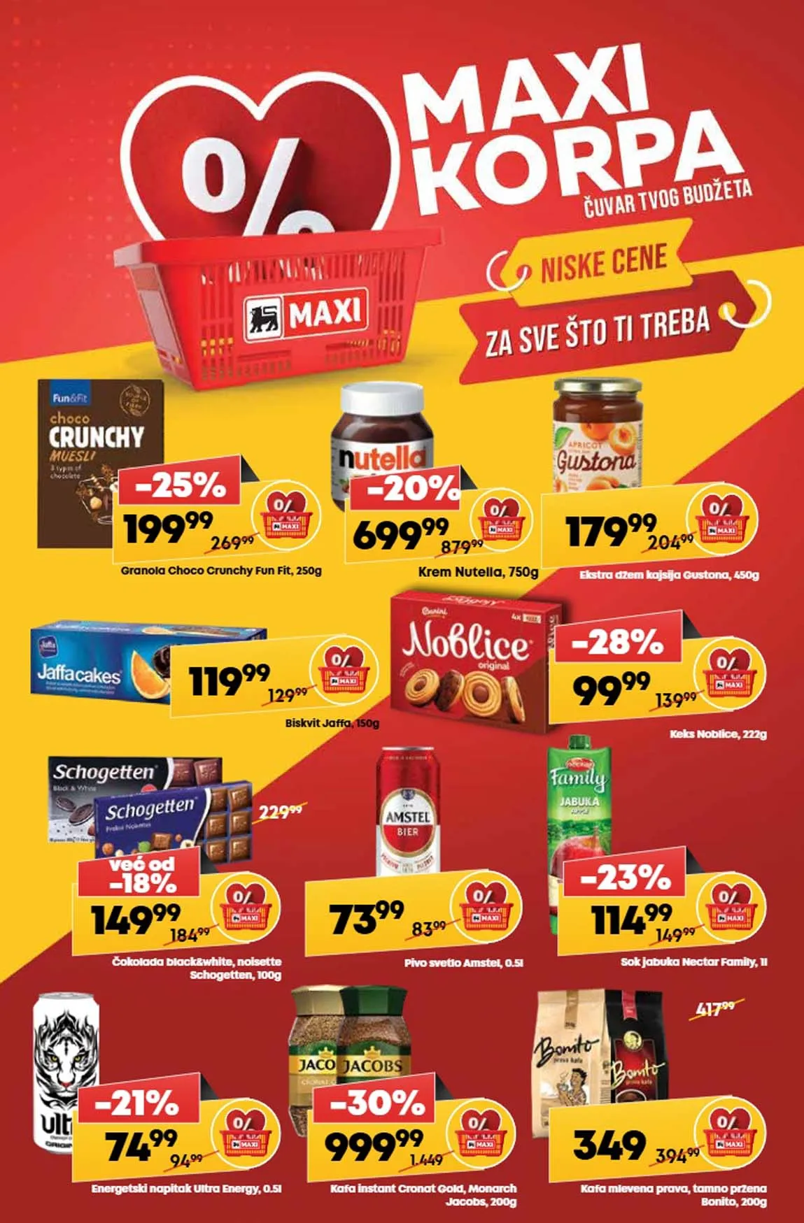 Maxi nedeljna akcija sniženja