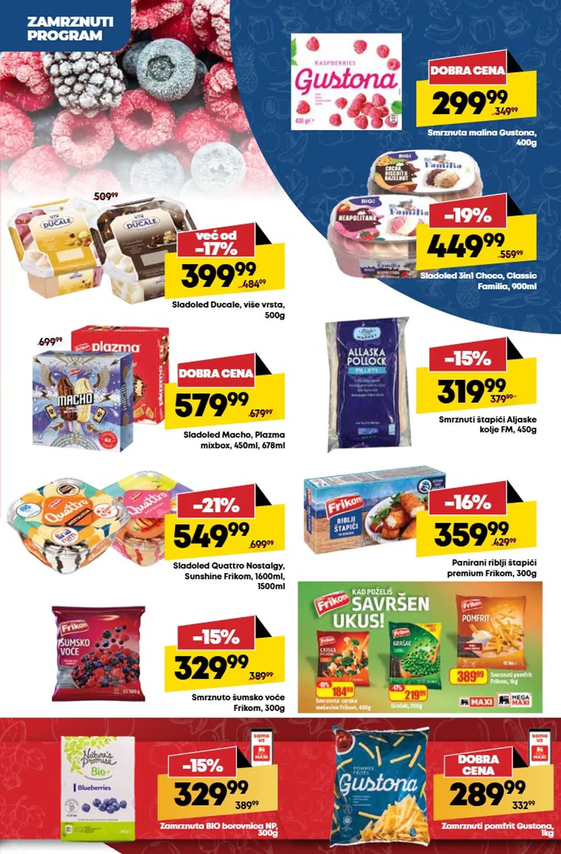 Maxi nedeljna akcija sniženja