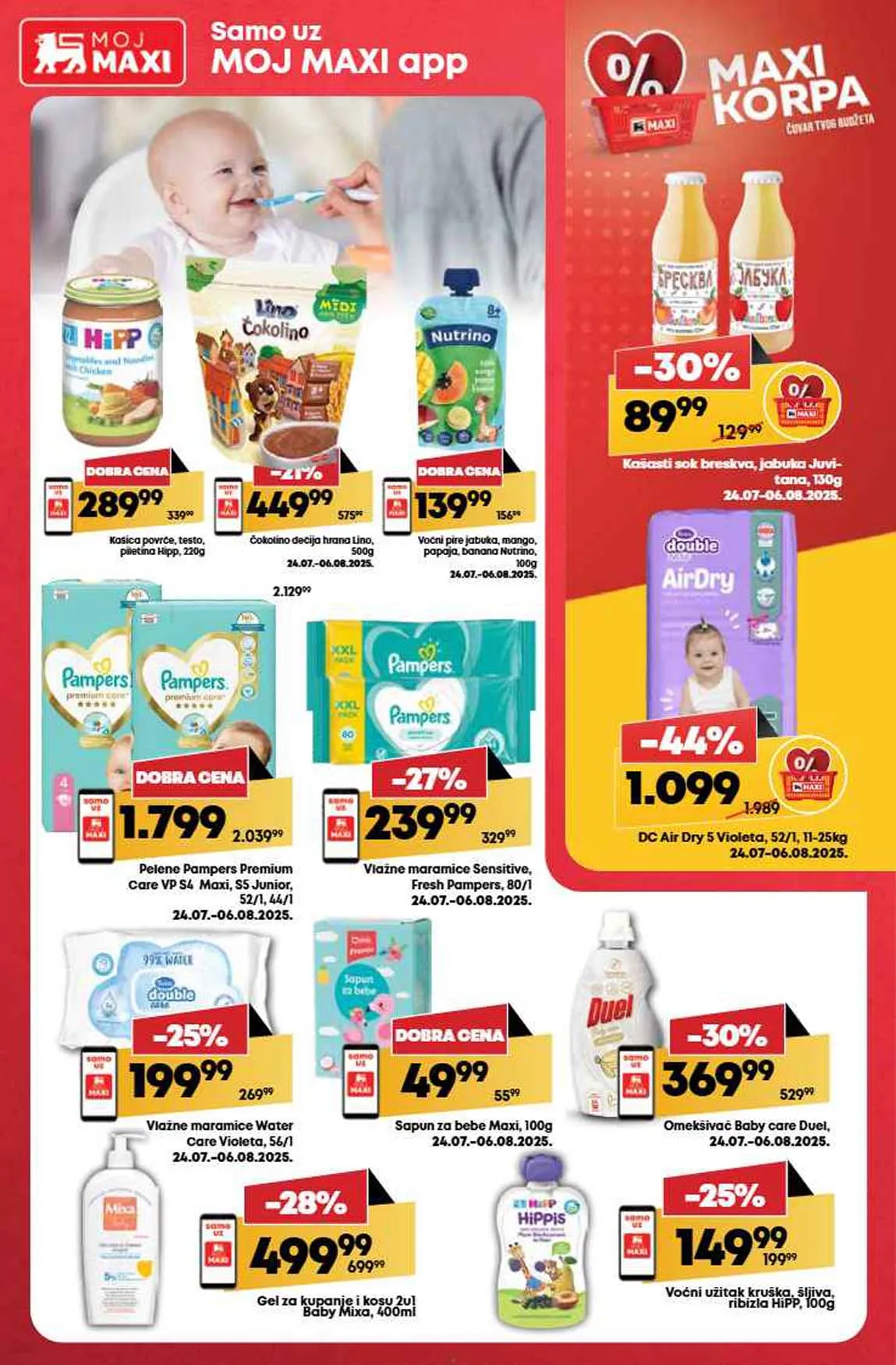 Maxi nedeljna akcija sniženja