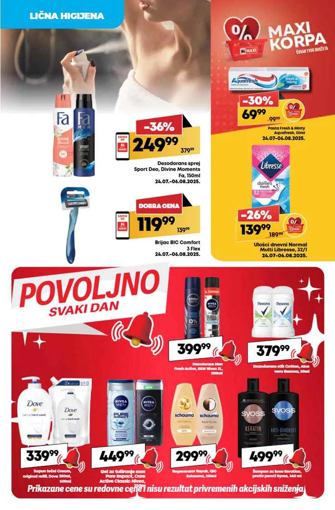 Maxi nedeljna akcija sniženja